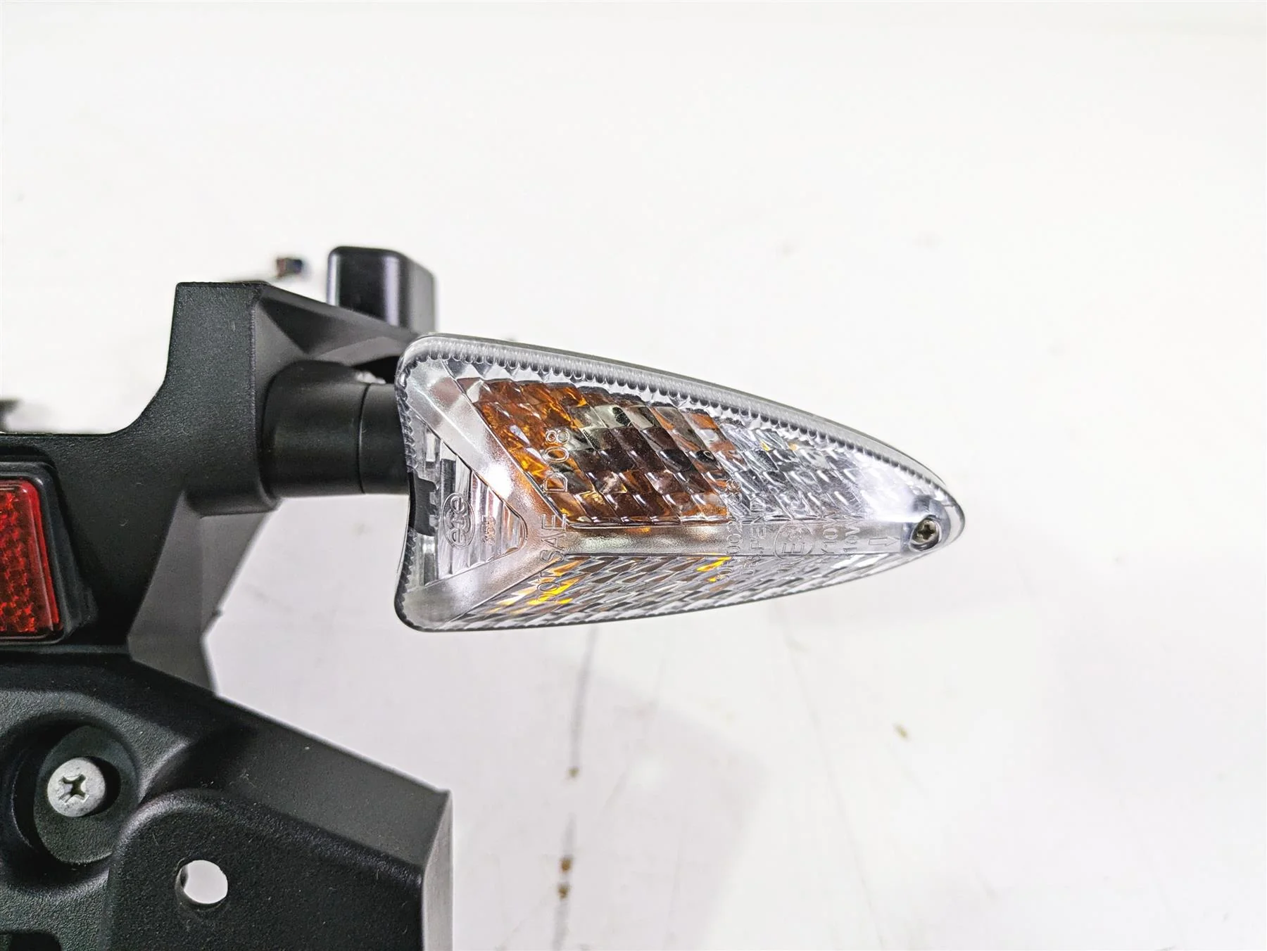 2016  BMW R1200GS GSW K50 Rear Plate Holder Turn Signal Set 63138534353 - Image 6