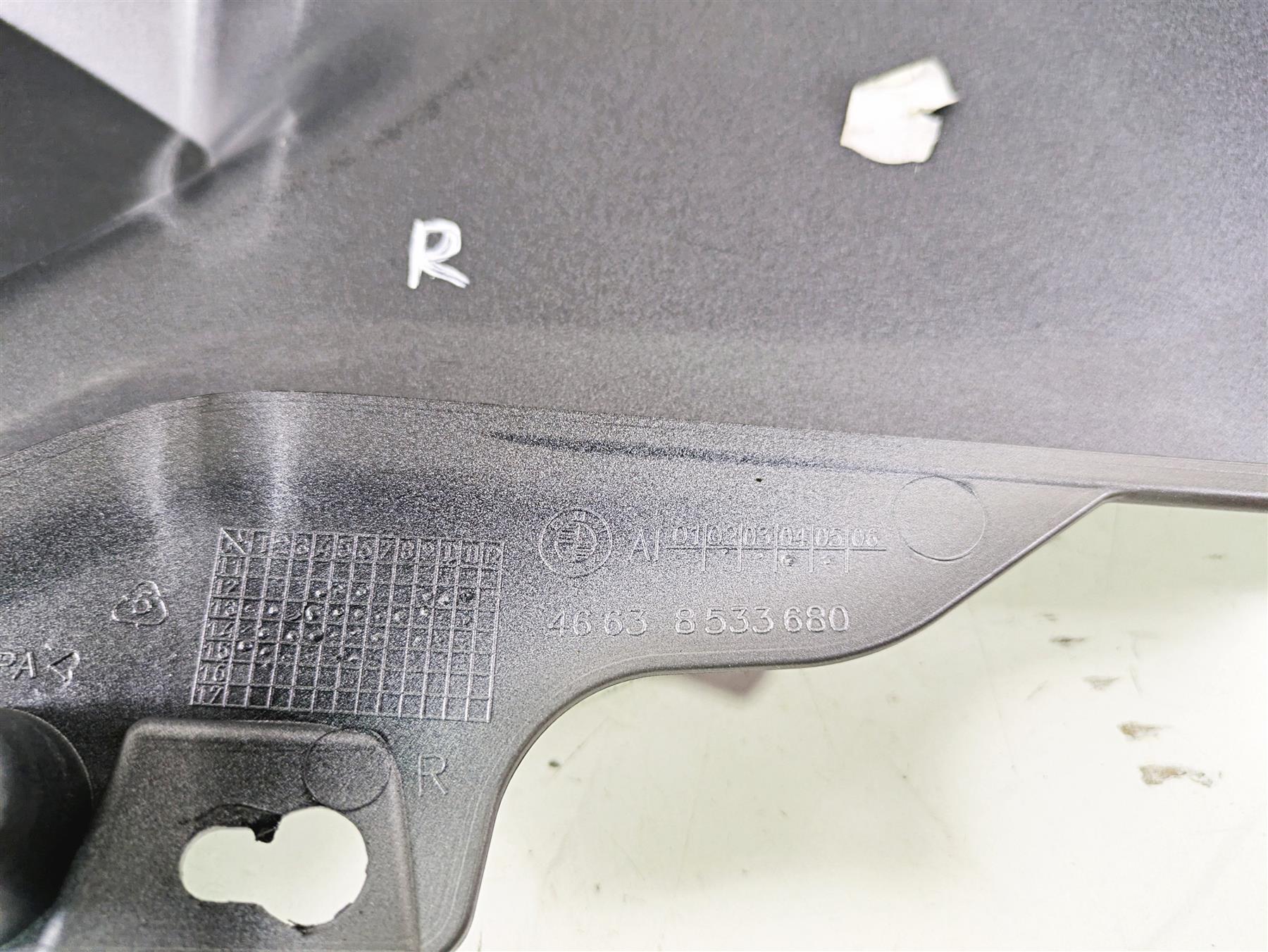 2016  BMW R1200GS GSW K50 Right Tank Side Fairing Set Granit Gray 46638533680 - Image 11