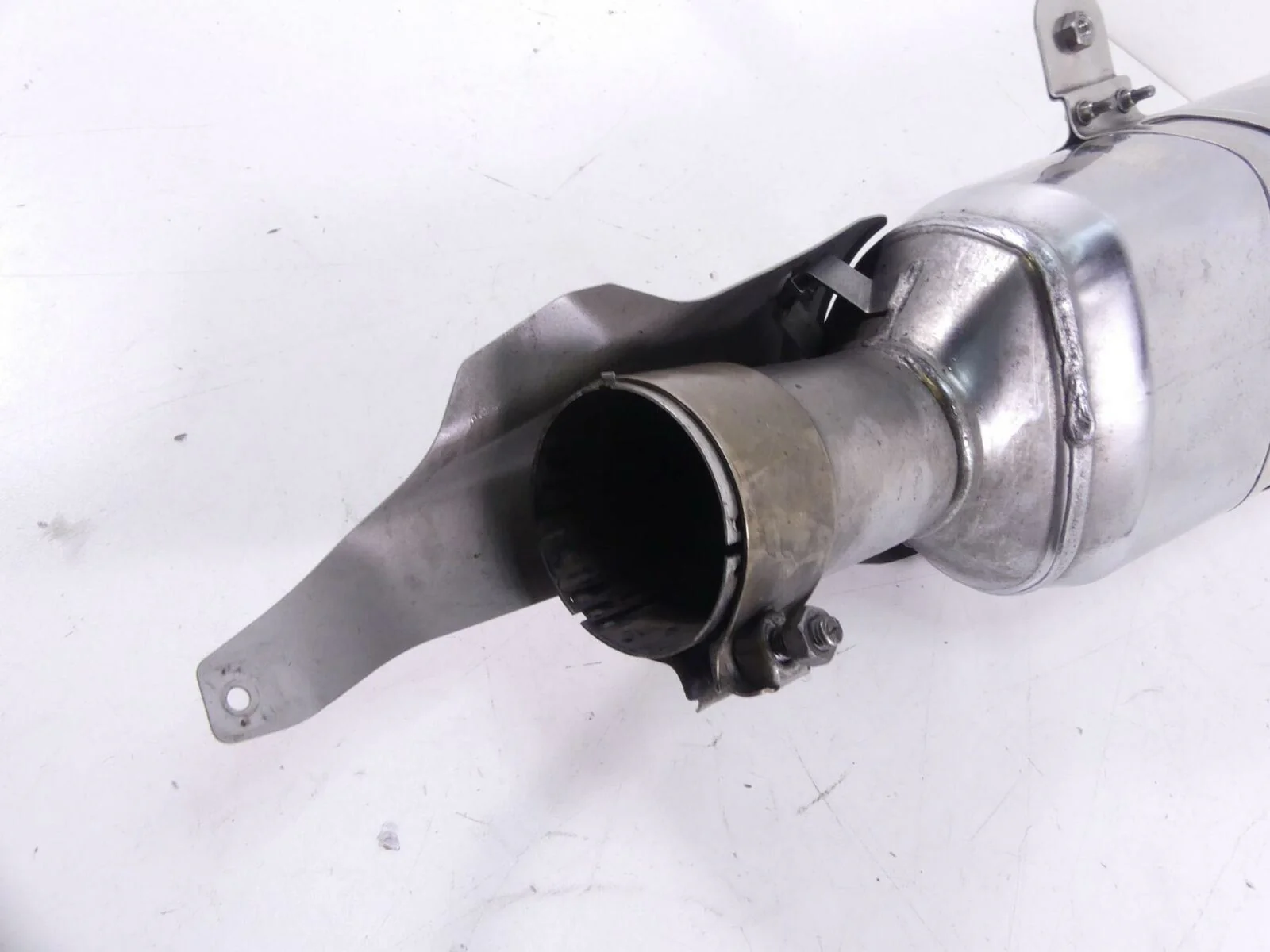 2016 BMW R1200R K53 Stock Exhaust Muffler Pipe Chrome 18518545576 - Image 9