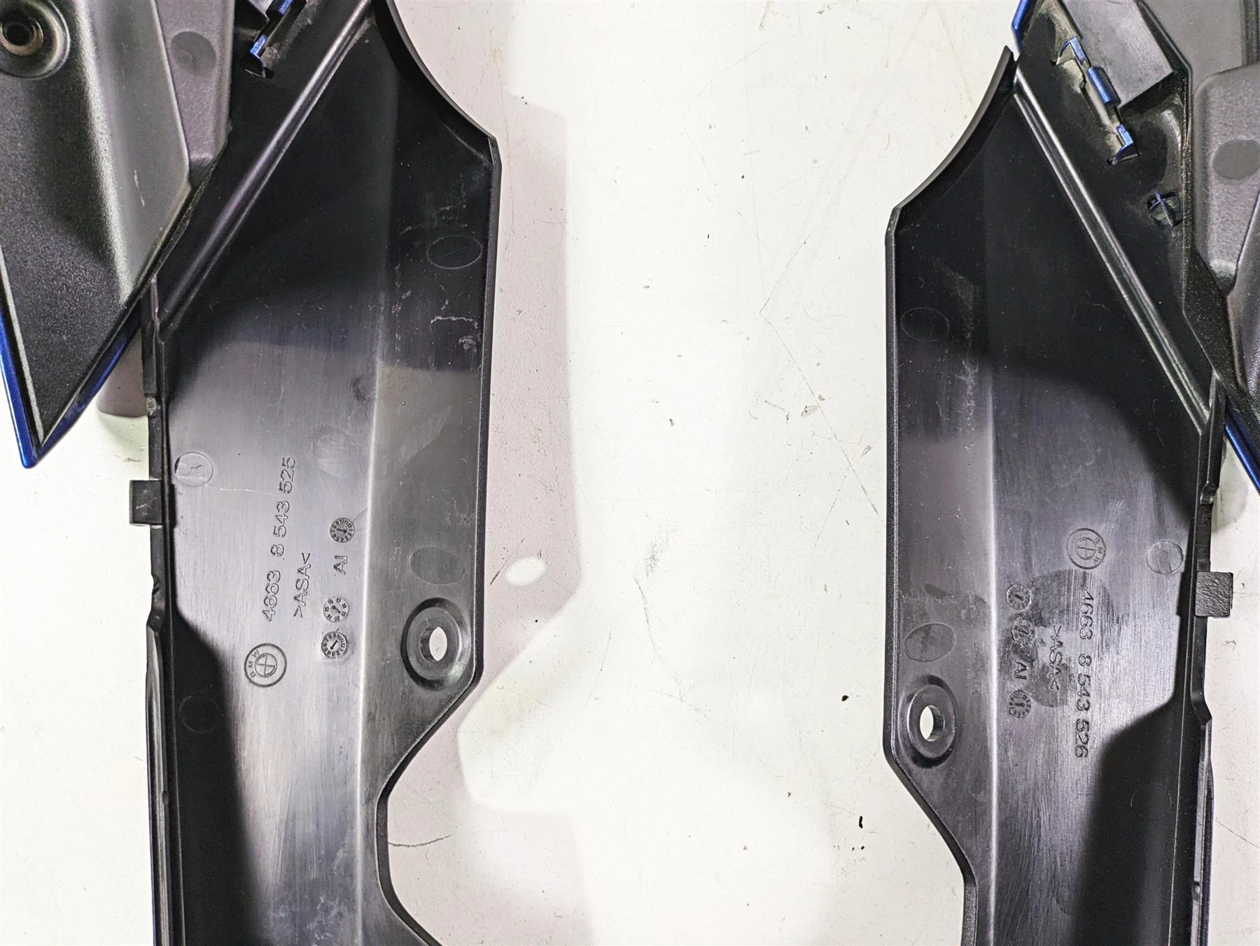 2016 BMW R1200RS K54 Blue Tail Side Cover Fairing Set 46638543525 46638543526 - Image 11