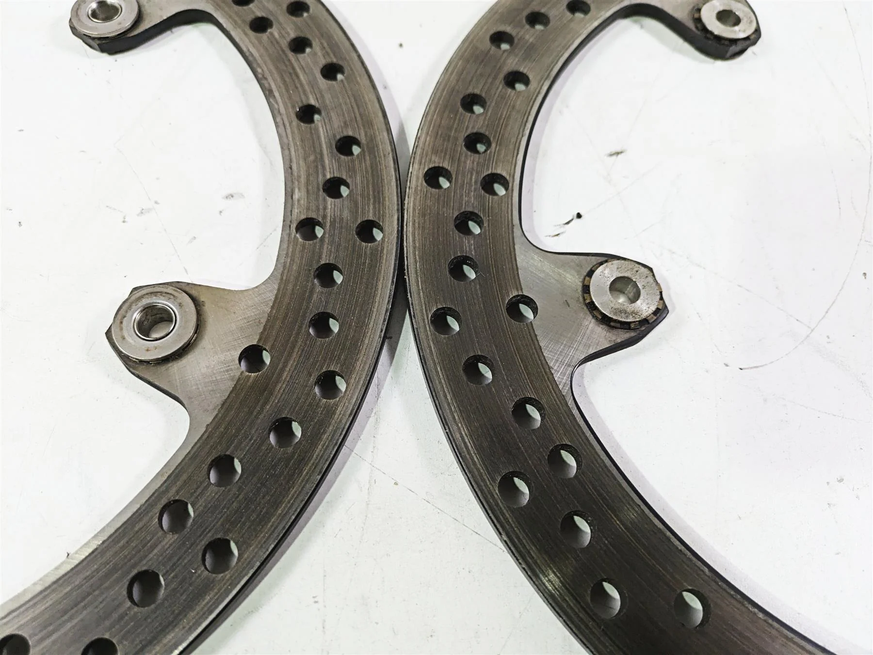 2016 BMW R1200RS K54 Front Brake Disc Rotor Set 320mm 34118526575 - Image 10