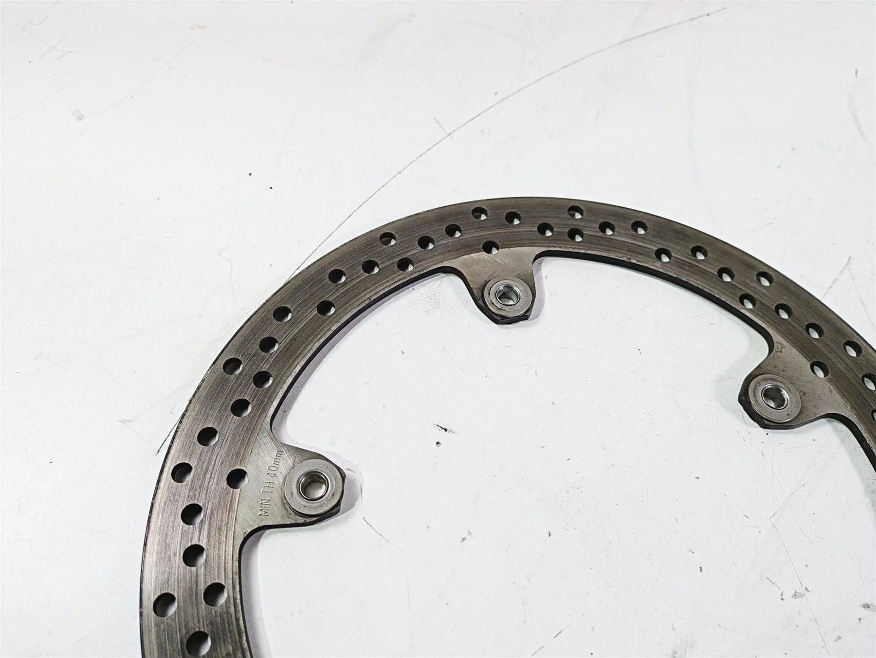 2016 BMW R1200RS K54 Front Brake Disc Rotor Set 320mm 34118526575 - Image 8