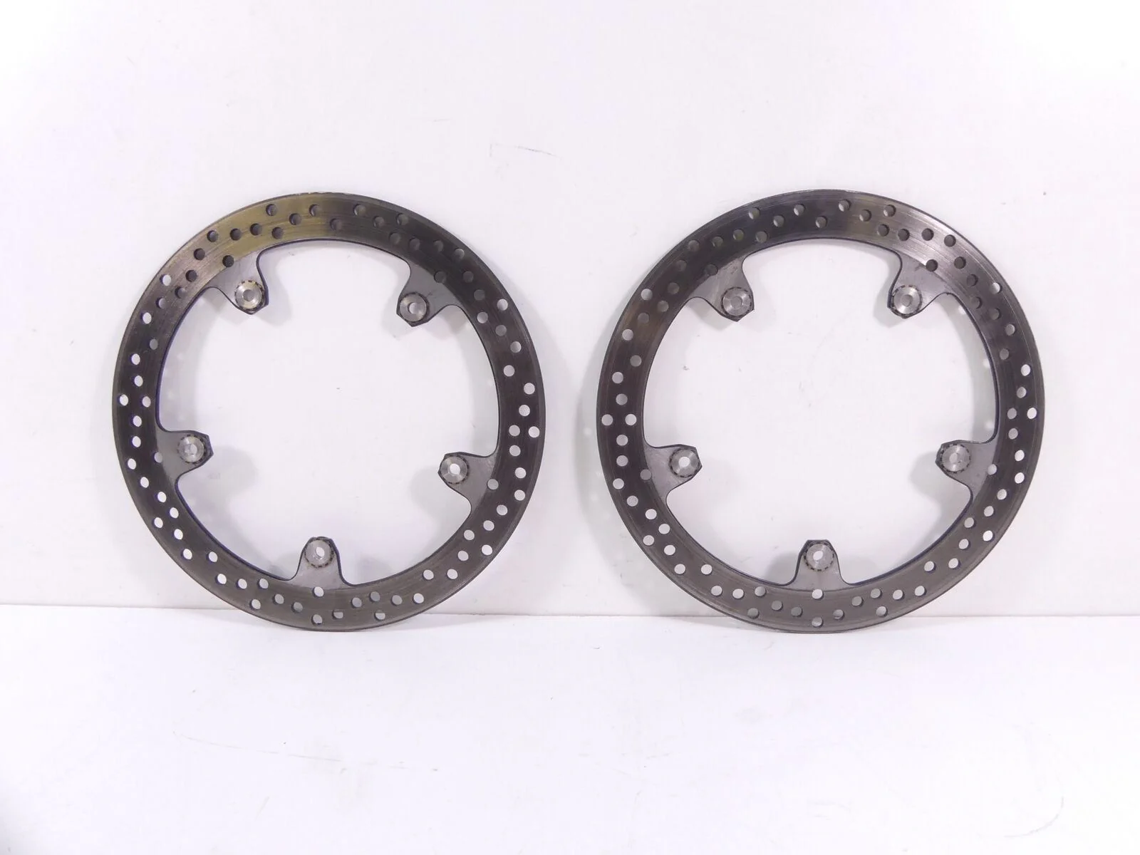 2016 BMW R1200RS K54 Front Brake Disc Rotor Set 34118526575 - Image 4