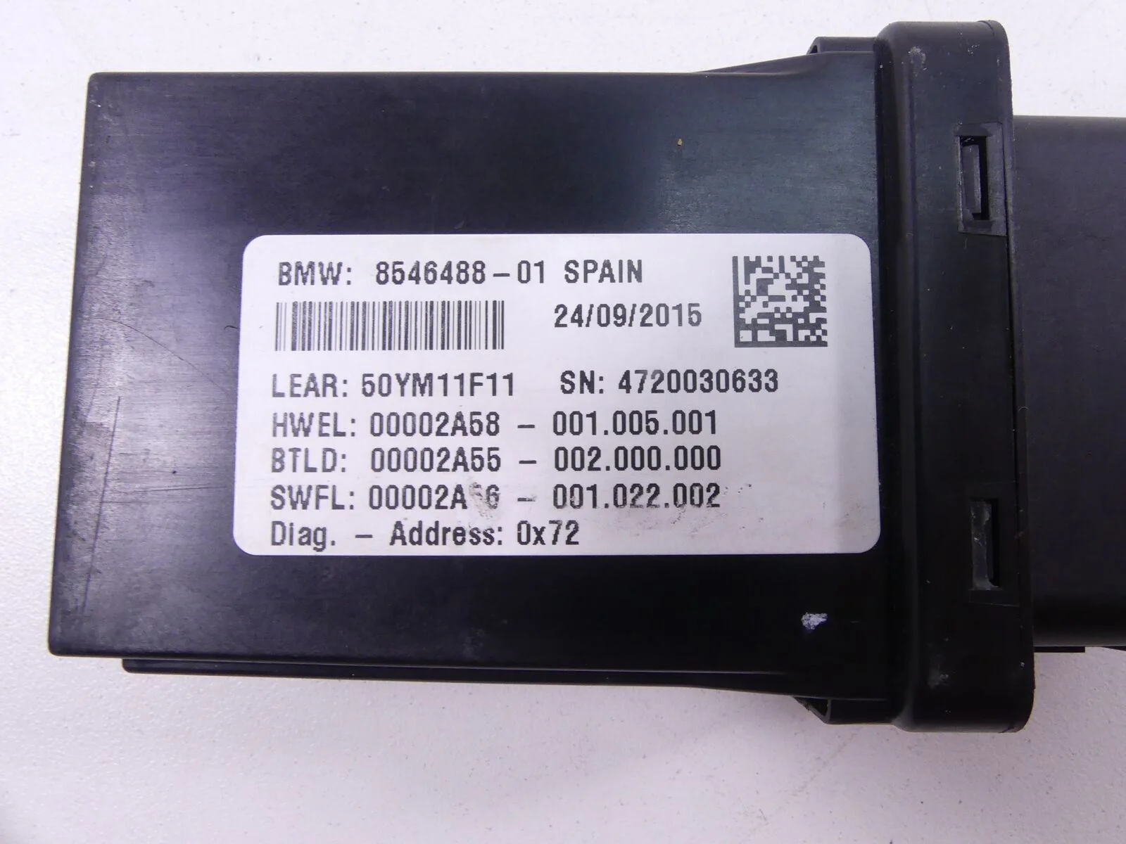 2016 BMW R1200RS K54 Light Control Module 8546488 - Image 7