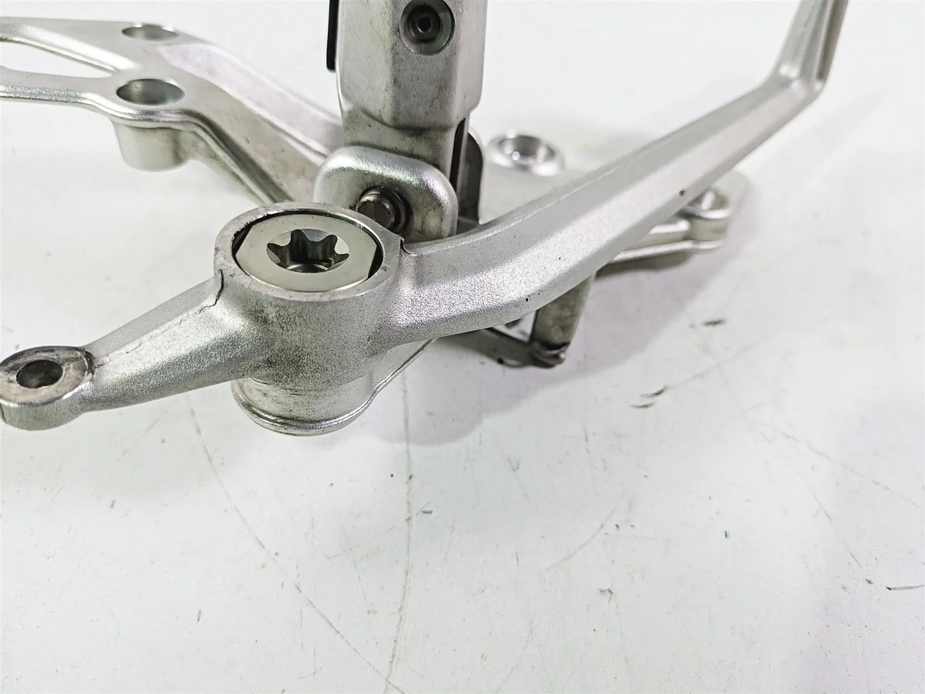 2016 BMW R1200RS K54 Right Rider Footpeg & Brake Pedal 46718540797 - Image 4