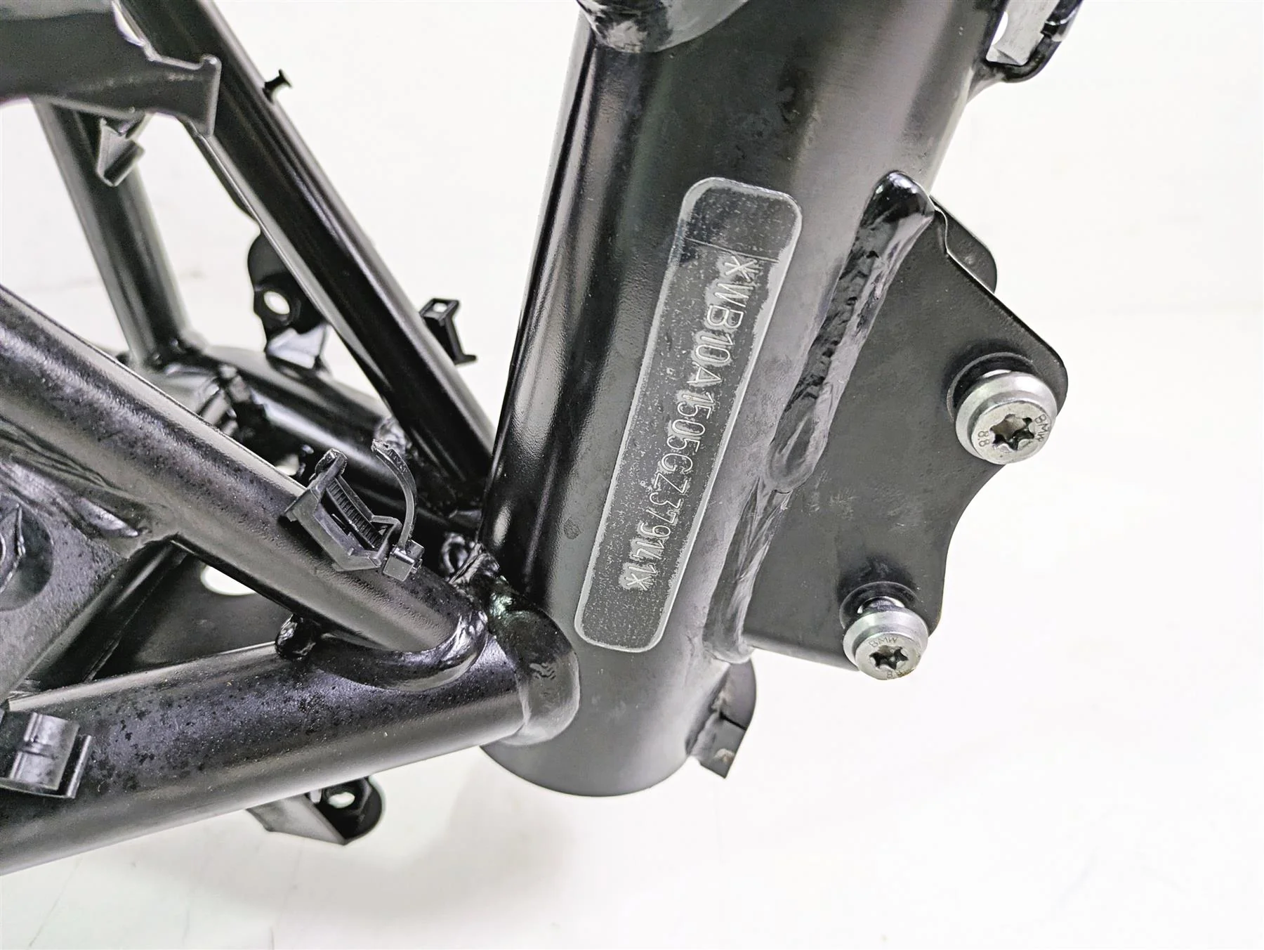 2016 BMW R1200RS K54 Straight Black Main Frame Chassis With Texas Salvage Title 46519444986 - Image 2