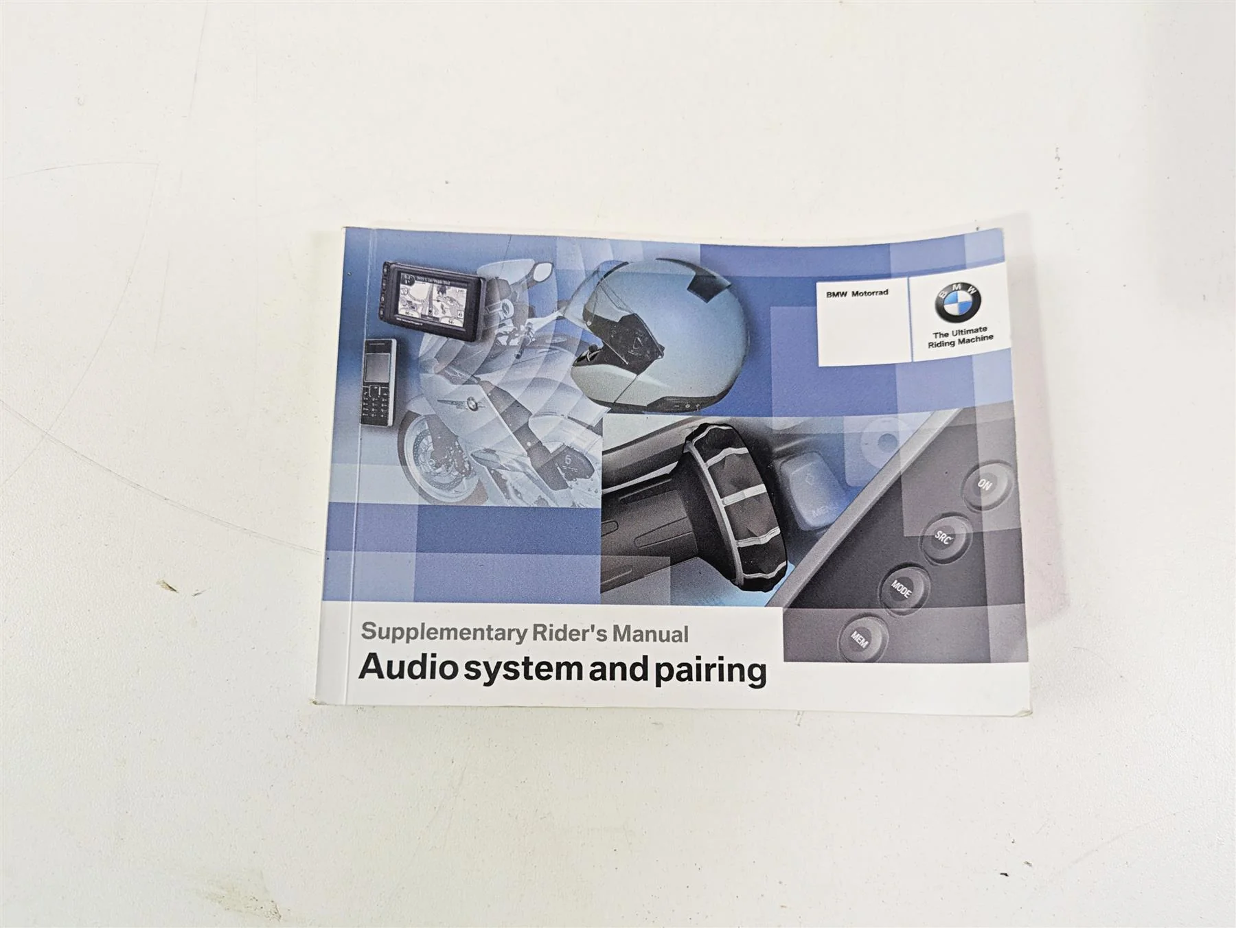 2016 BMW R1200RT K52 Audio System Pairing Risers Owner Manual  01418551487