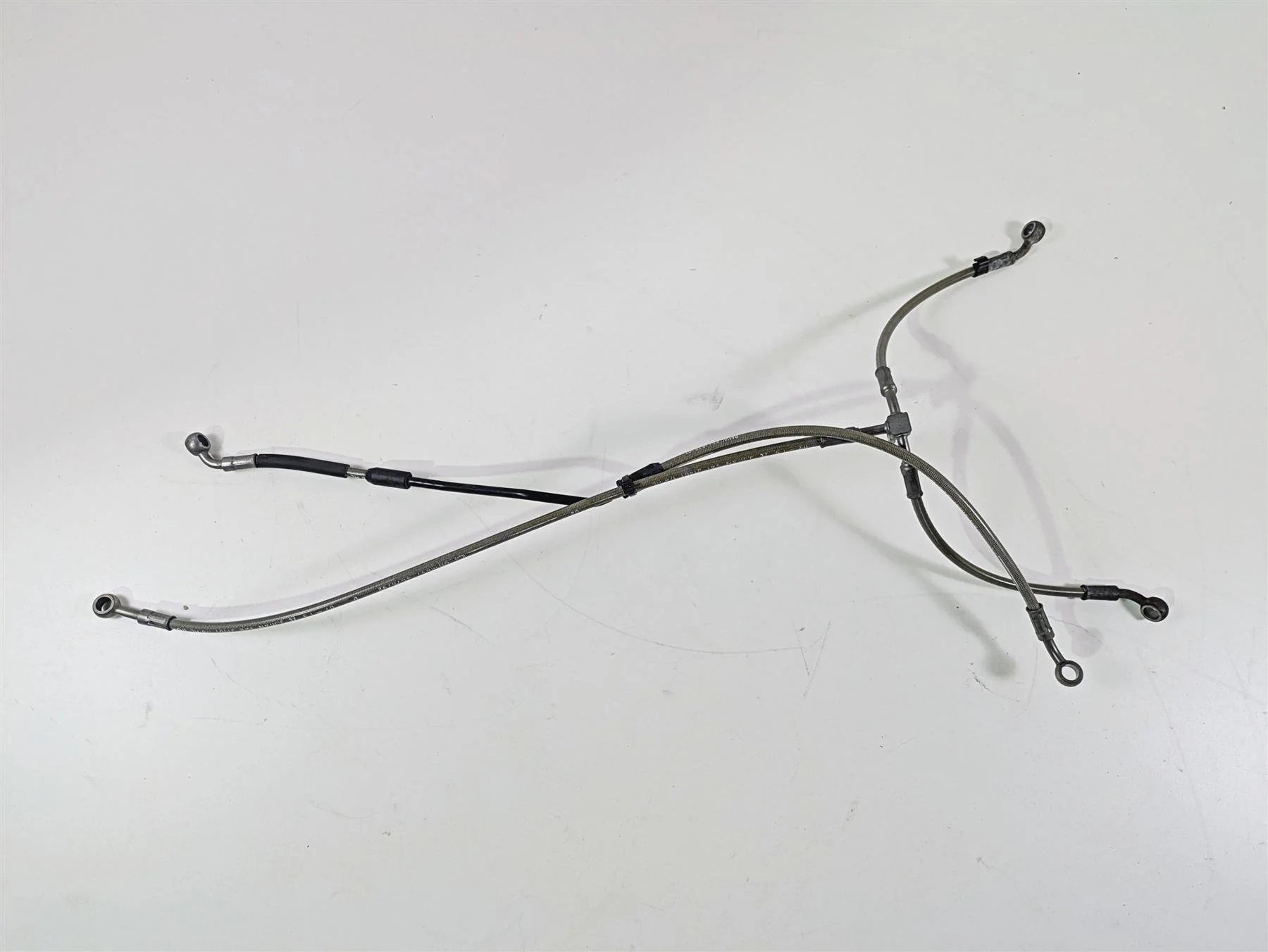 2016 BMW R1200RT K52 Front Abs Brake Line Set 34328541828 34328541829