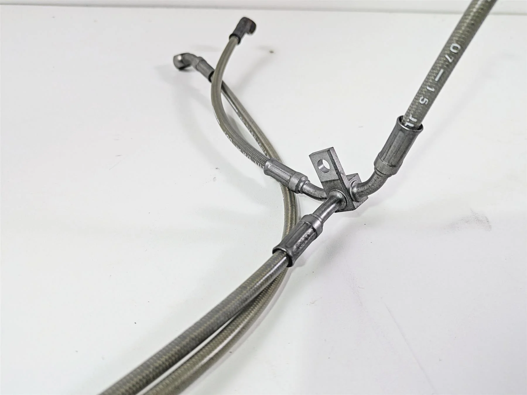 2016 BMW R1200RT K52 Front Abs Brake Line Set 34328541828 34328541829 - Image 7