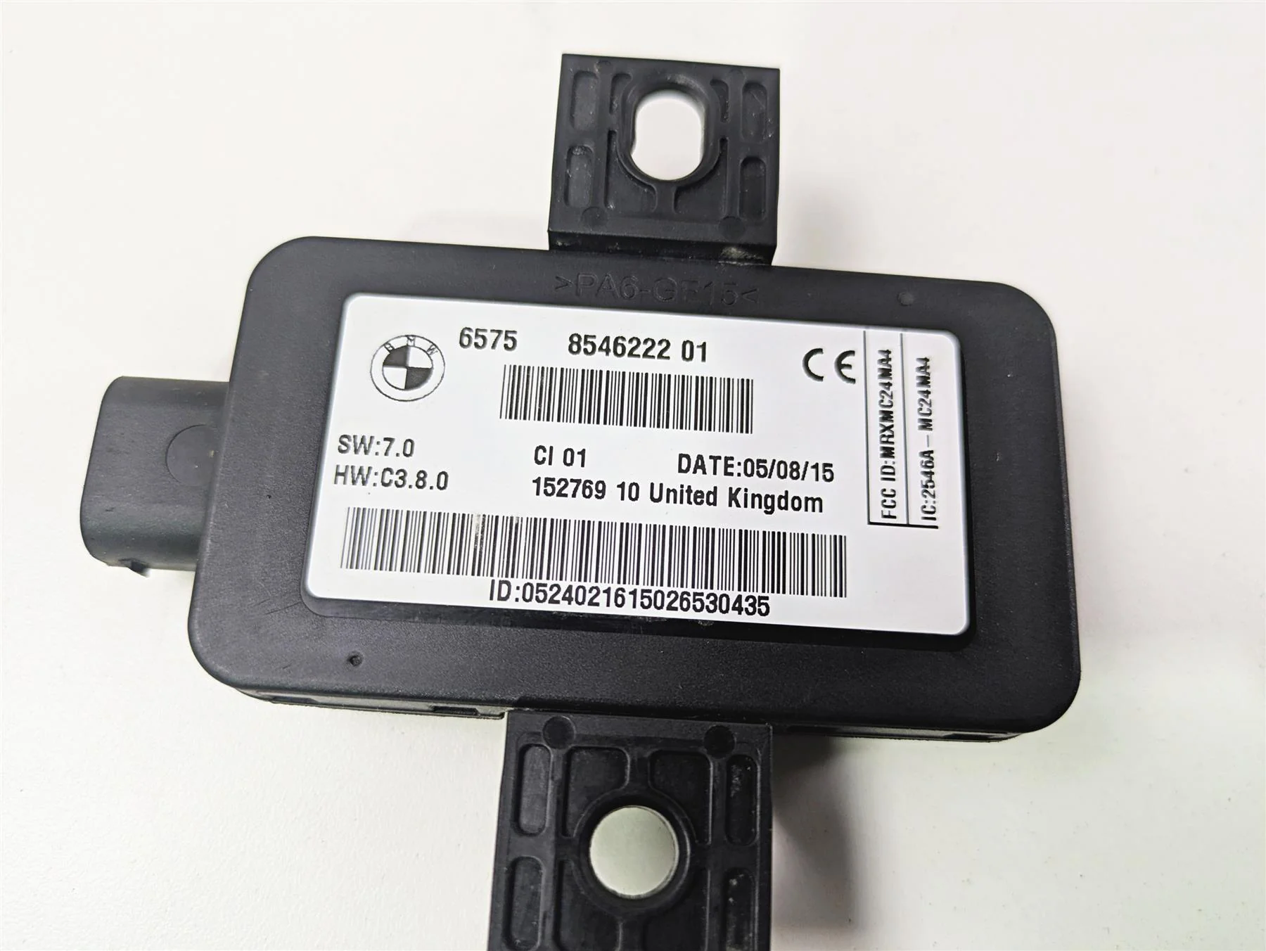 2016 BMW R1200RT K52 Rdc Module Tire Sensor Set 36318532732 65758546222 - Image 2