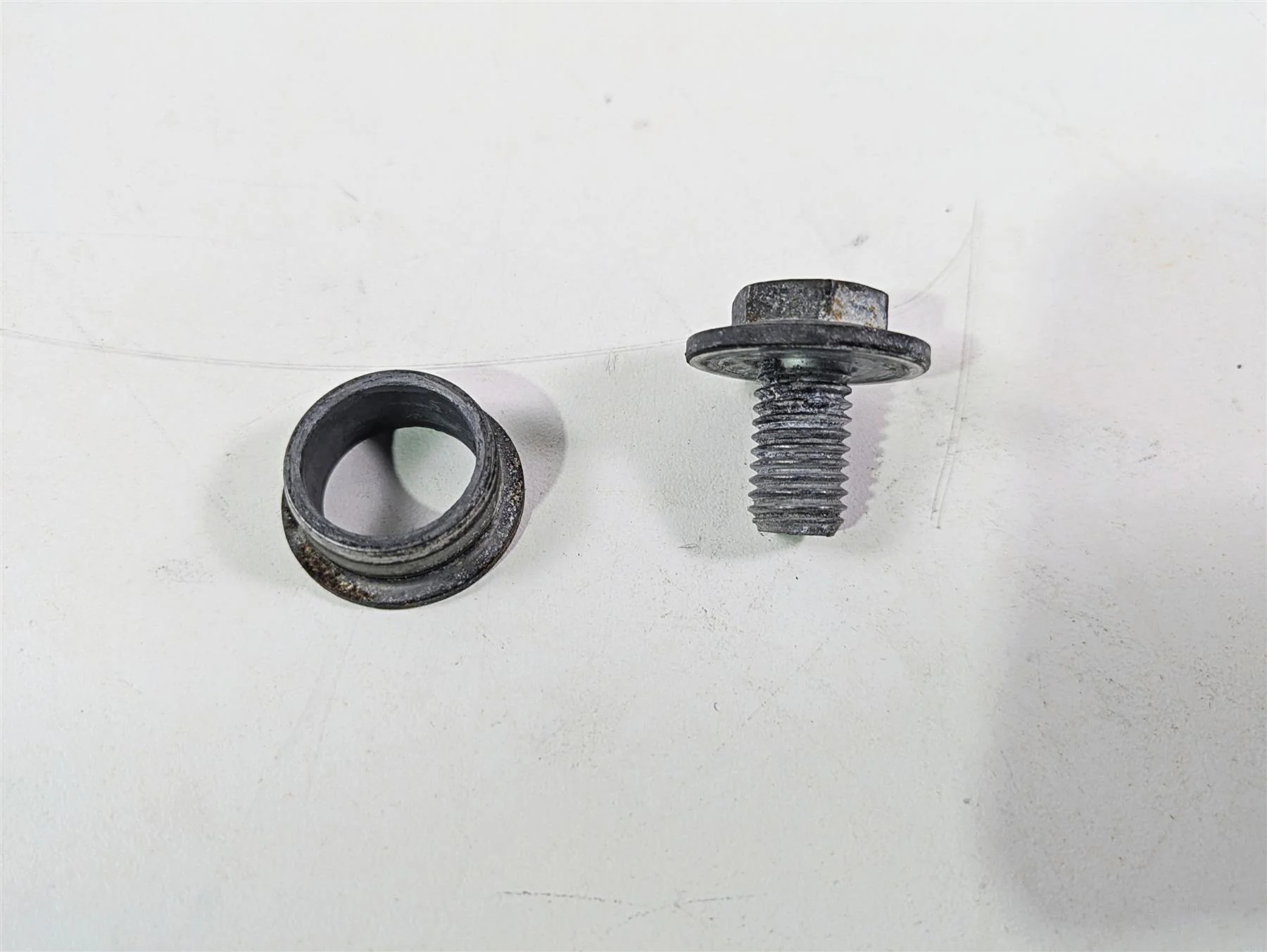 2016 BMW R1200RT K52 Straight Front Axle Wheel Spindle 36318520418 - Image 7