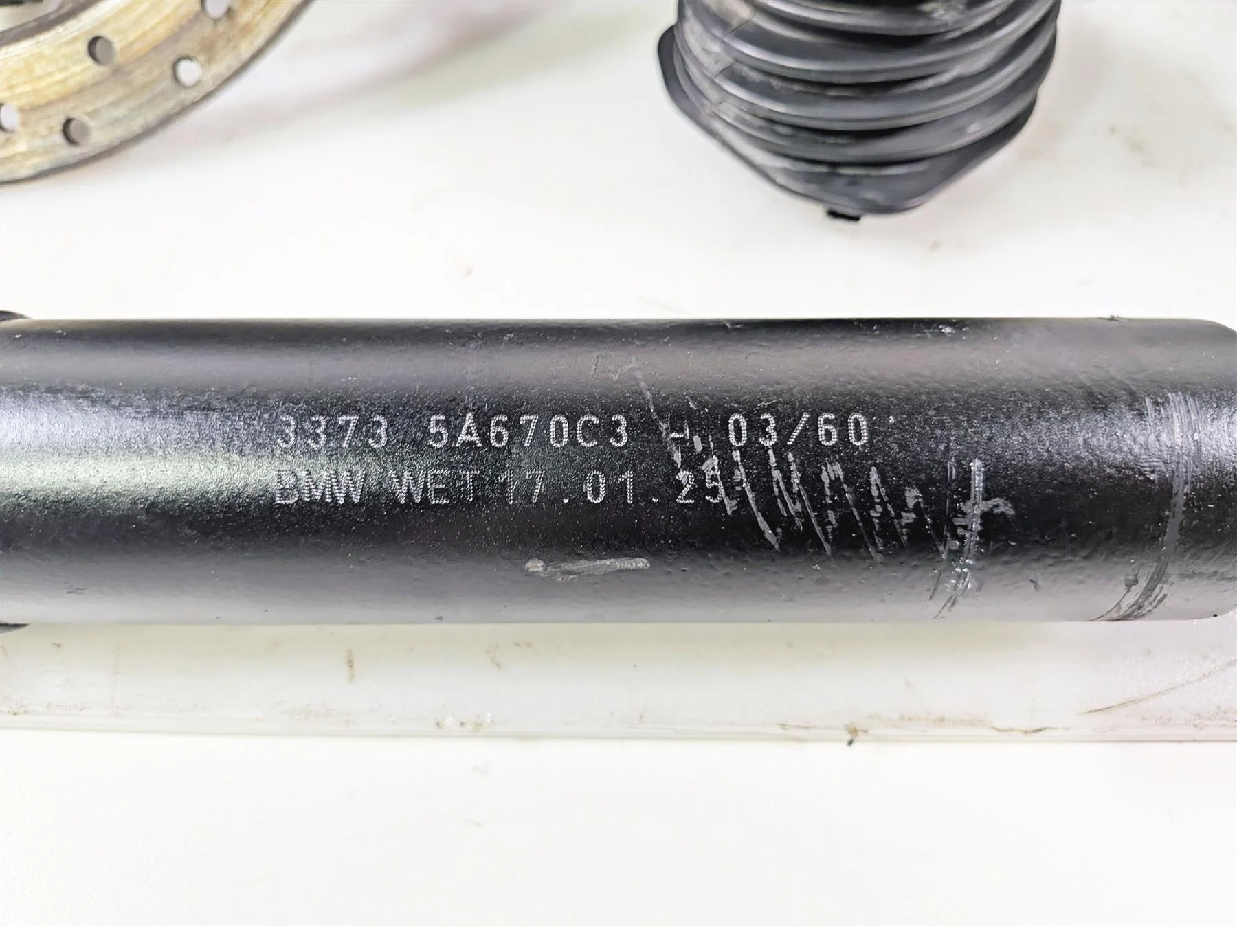 2016 BMW R1200RT RT RTW K52 Differential Swingarm Driveshaft 33748544980 - Image 3