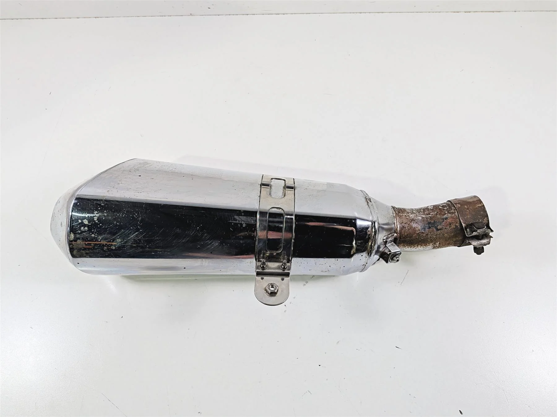 2016 BMW R1200RT RT RTW K52 Exhaust Muffler Pipe Chrome - No Dent 18518531078 - Image 5