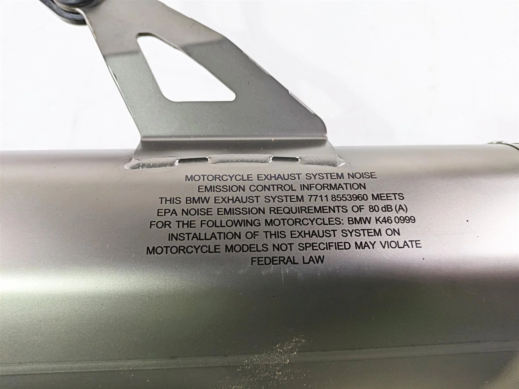 2016 BMW S1000RR K46 Akrapovic Exhaust Muffler Titanium  S-B10SO2-HRT M-HR045 - Image 8