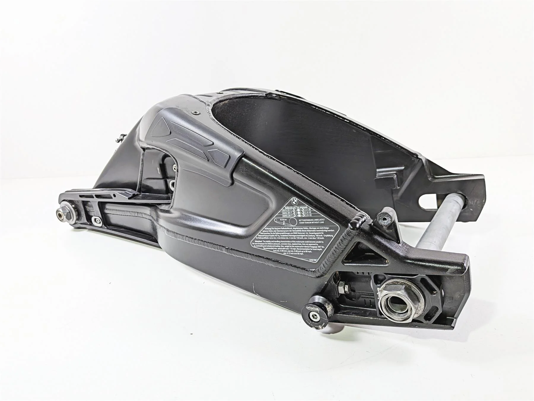 2016 BMW S1000RR K46 Black Rear Swingarm Alpha Racing Adjuster 33358549982 - Image 12