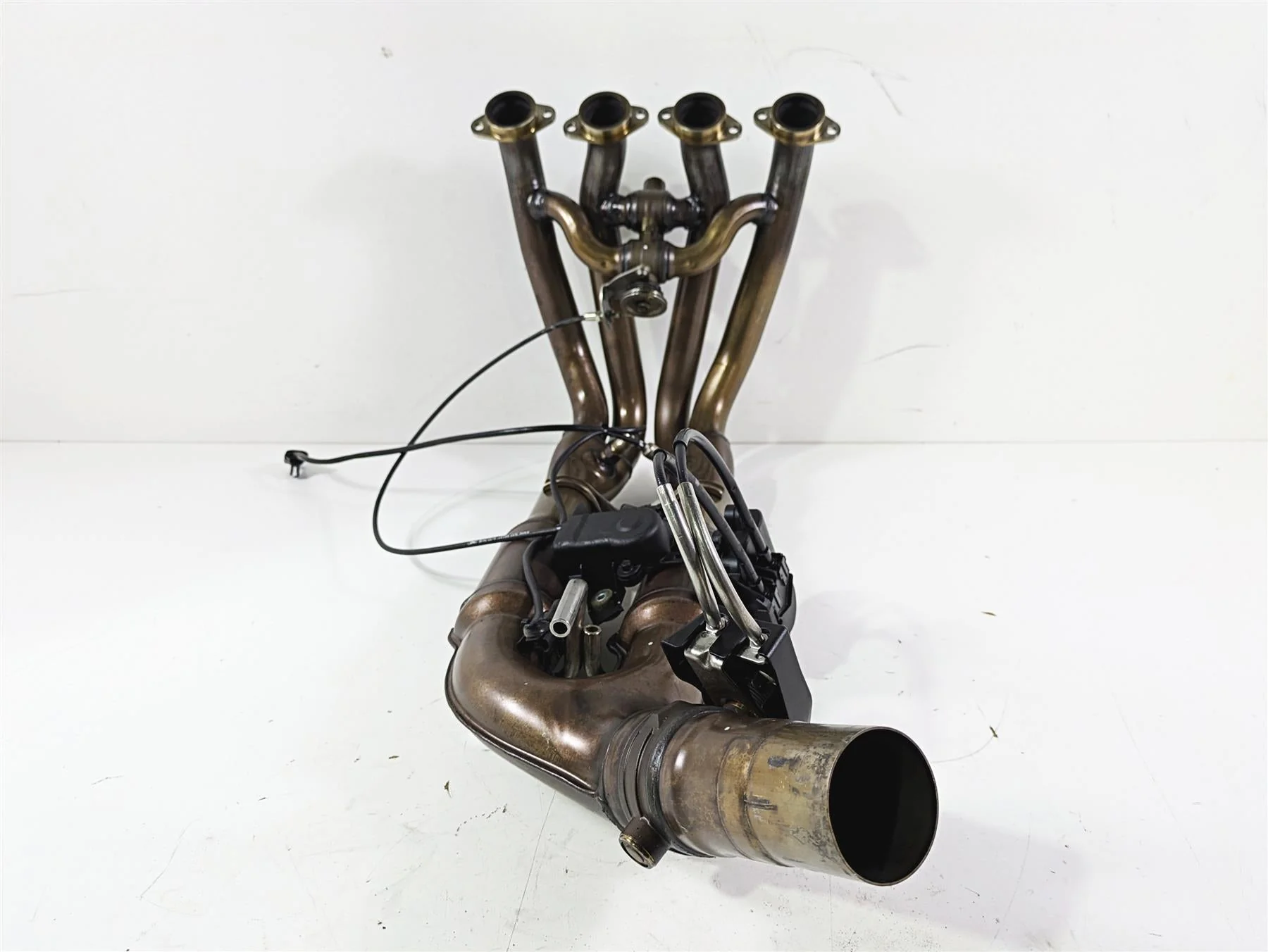 2016 BMW S1000RR K46 Exhaust Header & Servo Motor 18518548761 - Image 3