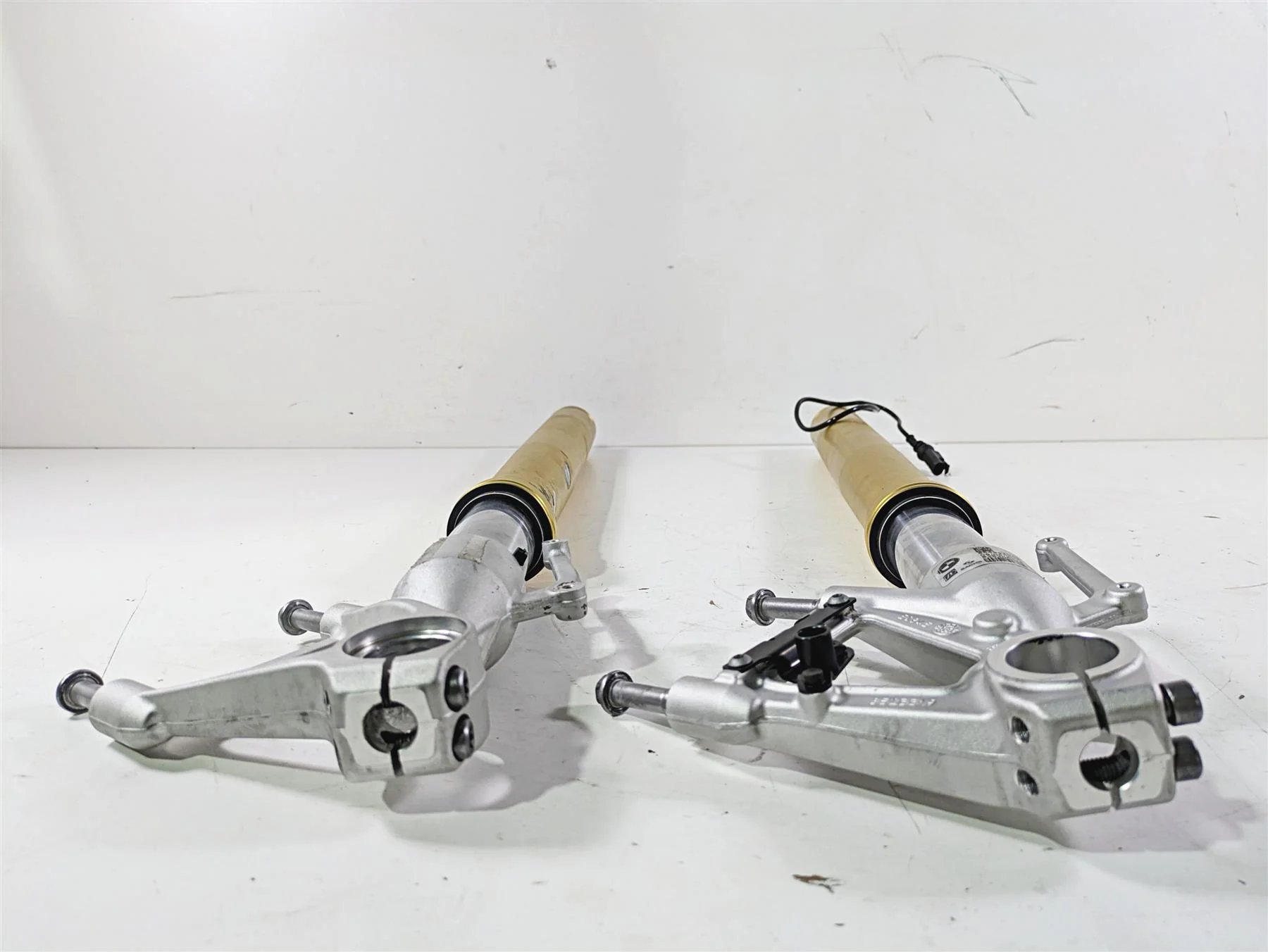 2016 BMW S1000RR K46 FDDC ESA Front Fork Leg Set - BENT 31428548865 31428548864 - Image 2