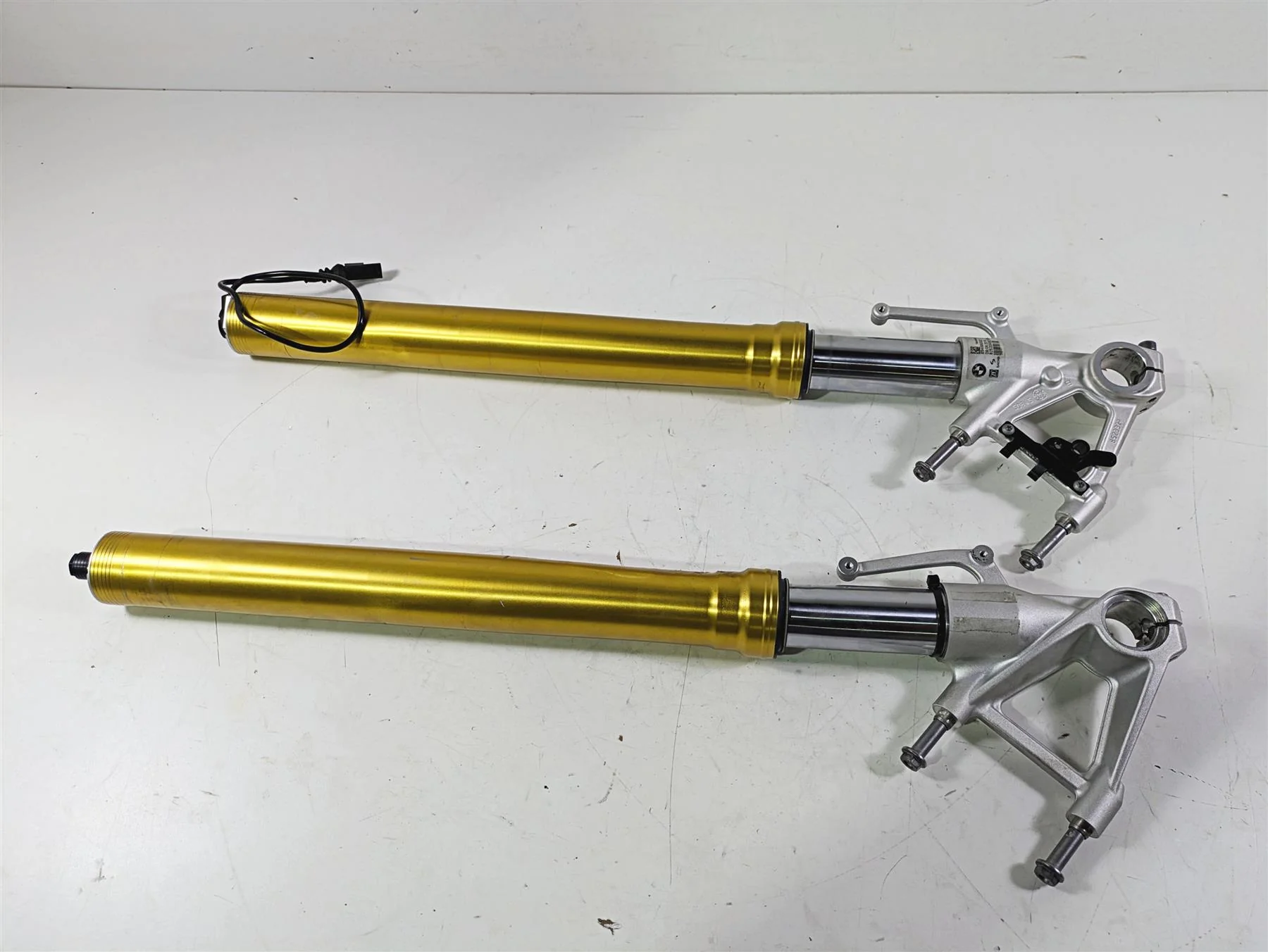 2016 BMW S1000RR K46 FDDC ESA Front Fork Leg Set - BENT 31428548865 31428548864 - Image 3