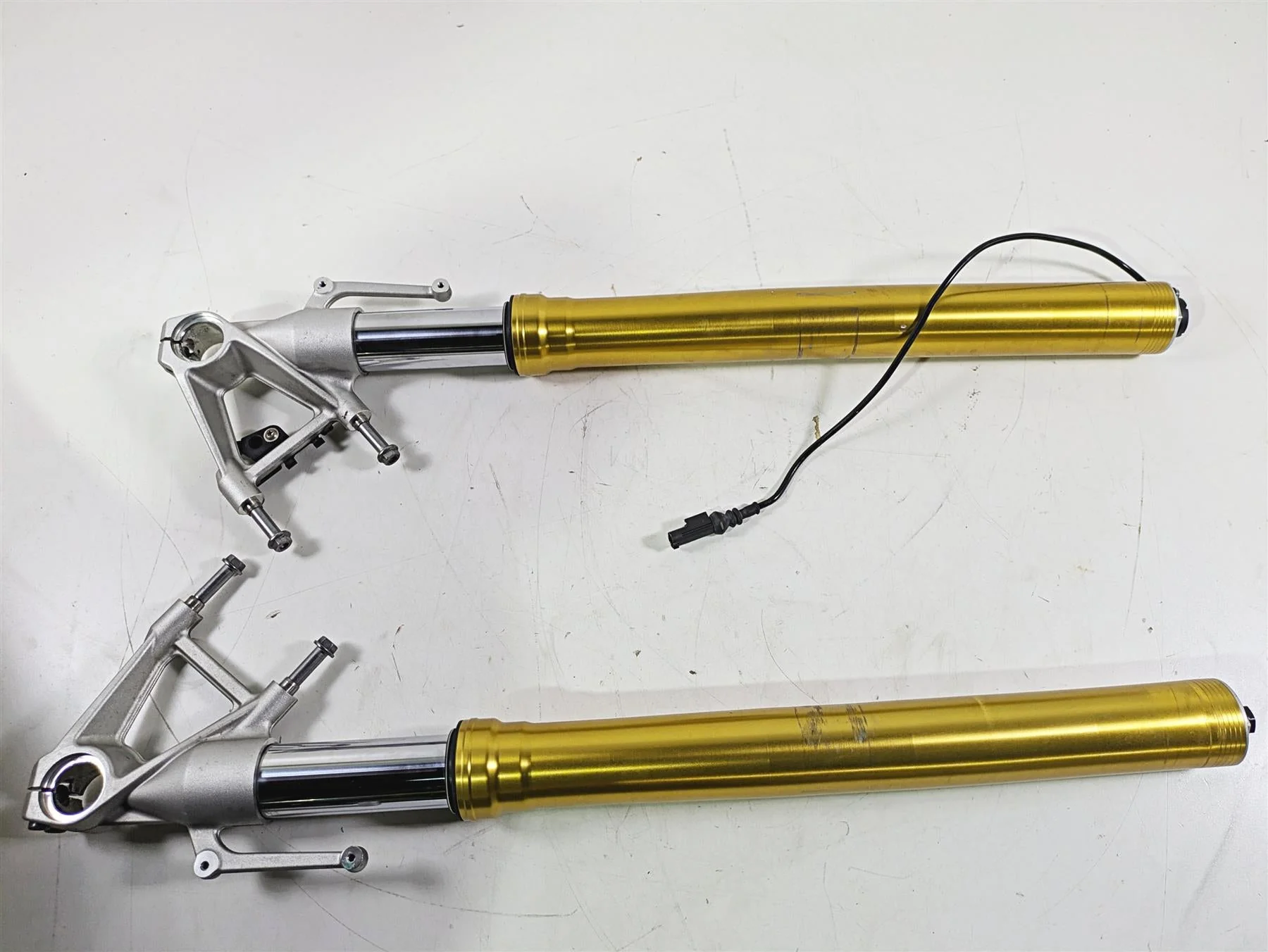 2016 BMW S1000RR K46 Front Fork Leg Set -BENT 31428548865 31428548864 - Image 10