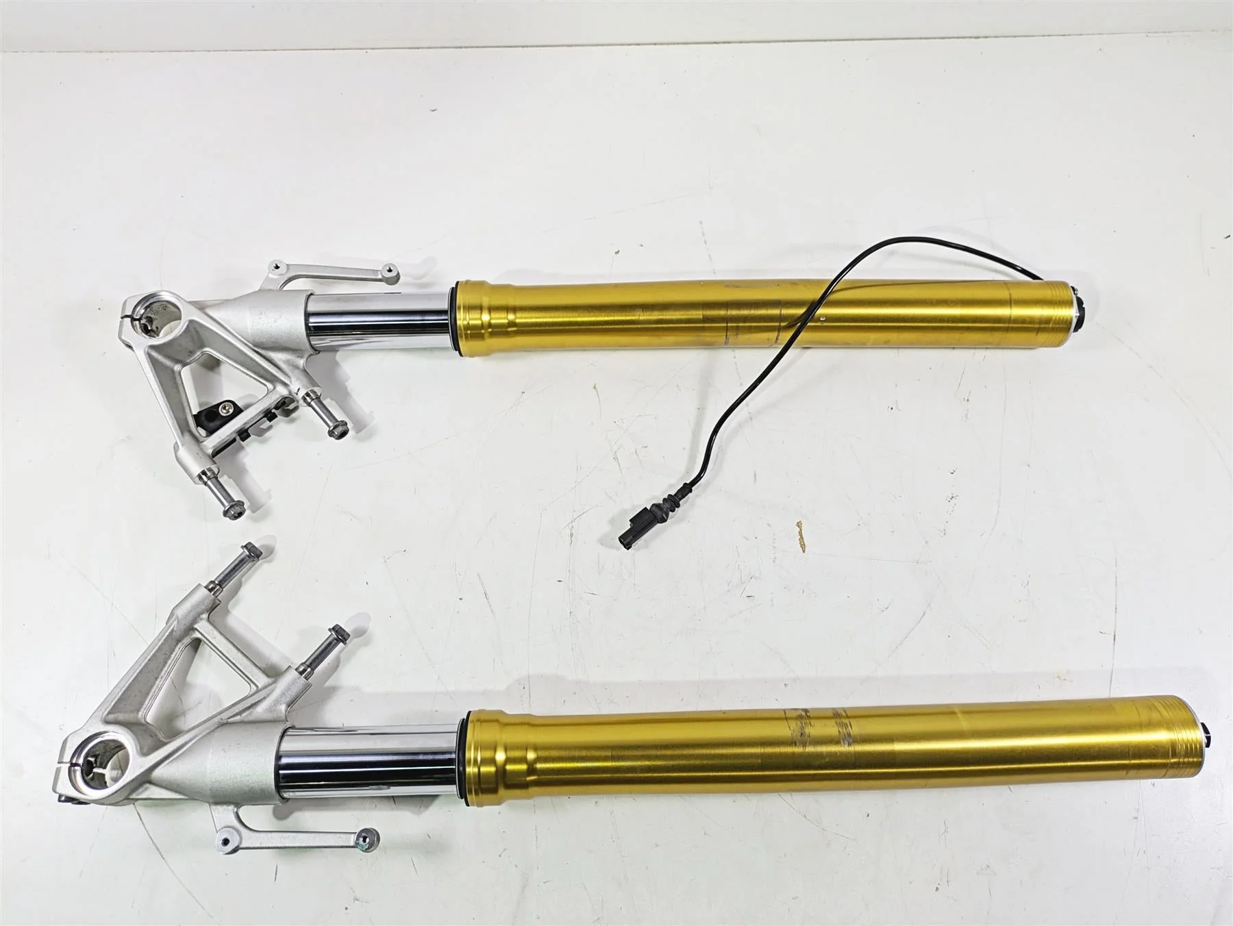 2016 BMW S1000RR K46 Front Fork Leg Set -BENT 31428548865 31428548864 - Image 2