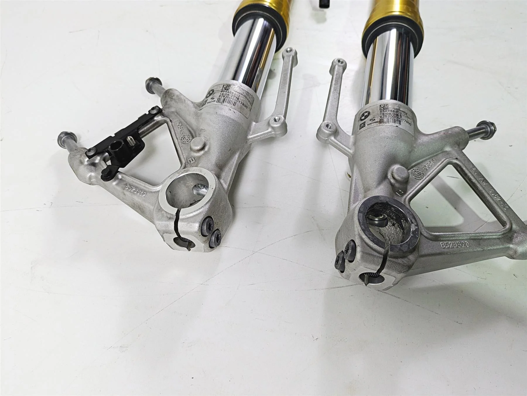 2016 BMW S1000RR K46 Front Fork Leg Set -BENT 31428548865 31428548864 - Image 6