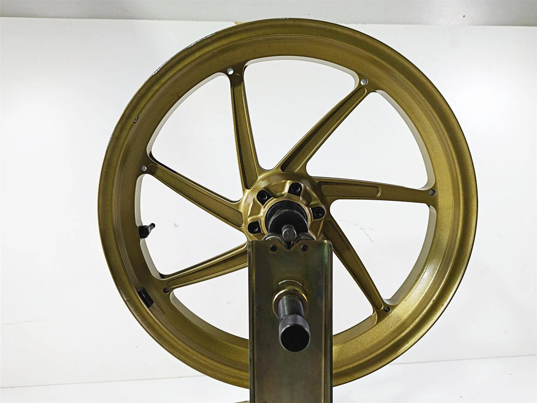 2016 BMW S1000RR K46 Front Wheel Rim Forged Gold 17x3.5 -Dent 36318548892 - Image 7