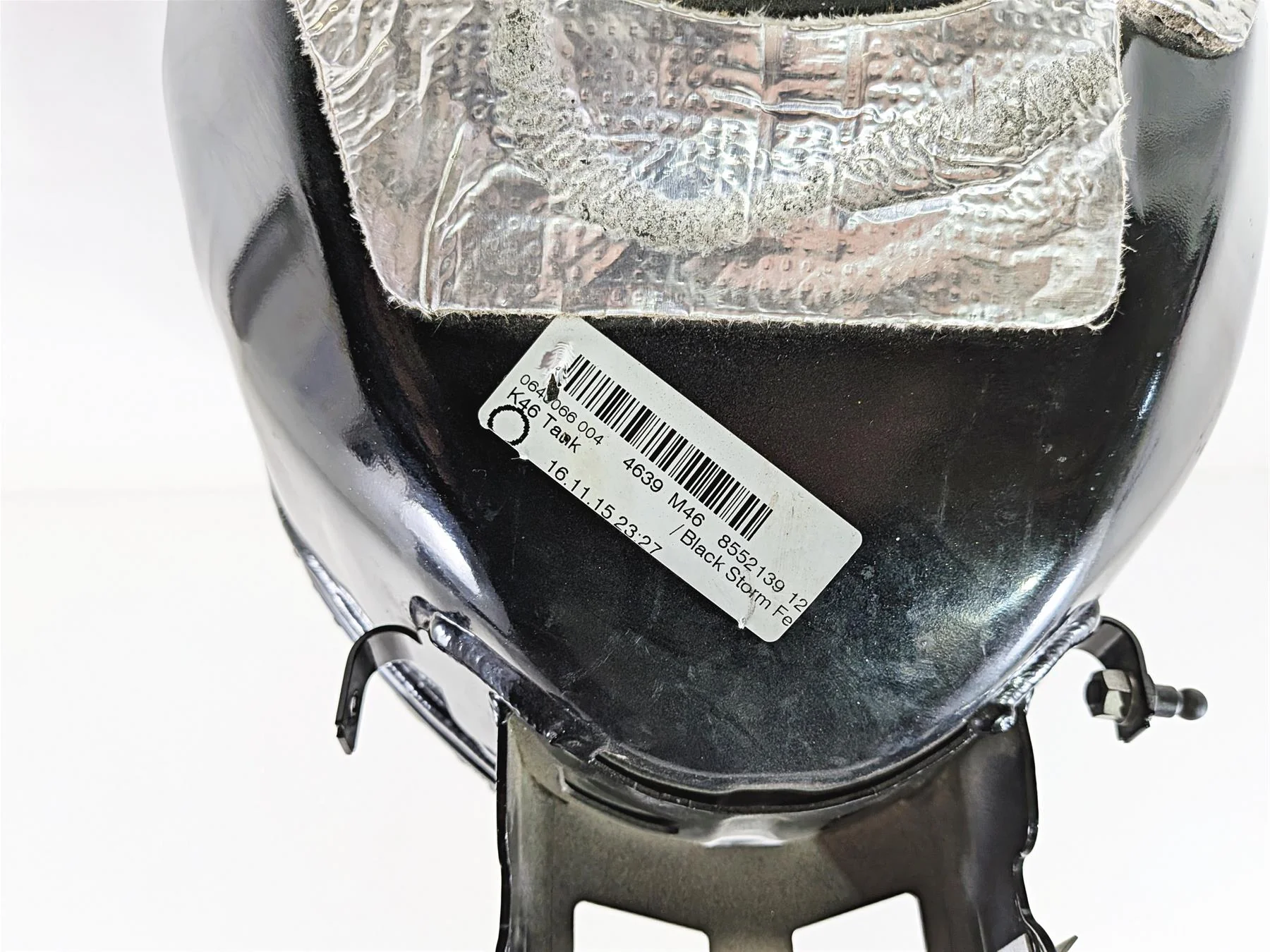 2016 BMW S1000RR K46 Fuel Gas Petrol Tank - Black Storm 8552139 16117717884 - Image 5