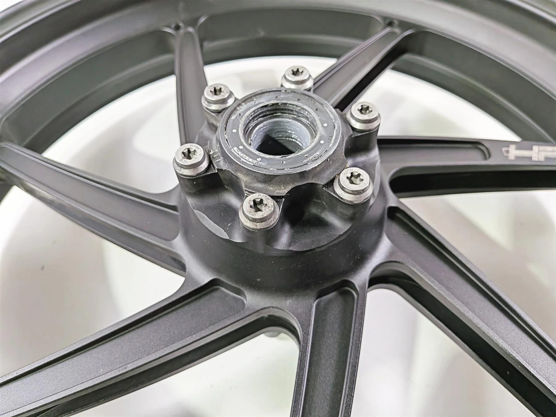 2016 BMW S1000RR K46 HP 17x3.5 Straight Front Wheel Rim Forged 36318548892 - Image 7