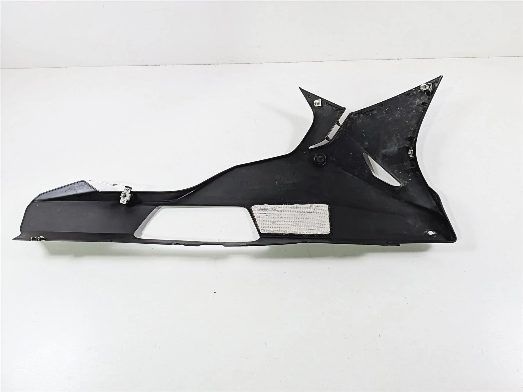 2016 BMW S1000RR K46 Left Belly Fairing Cover Set Paint: Black 46638551117 - Image 2