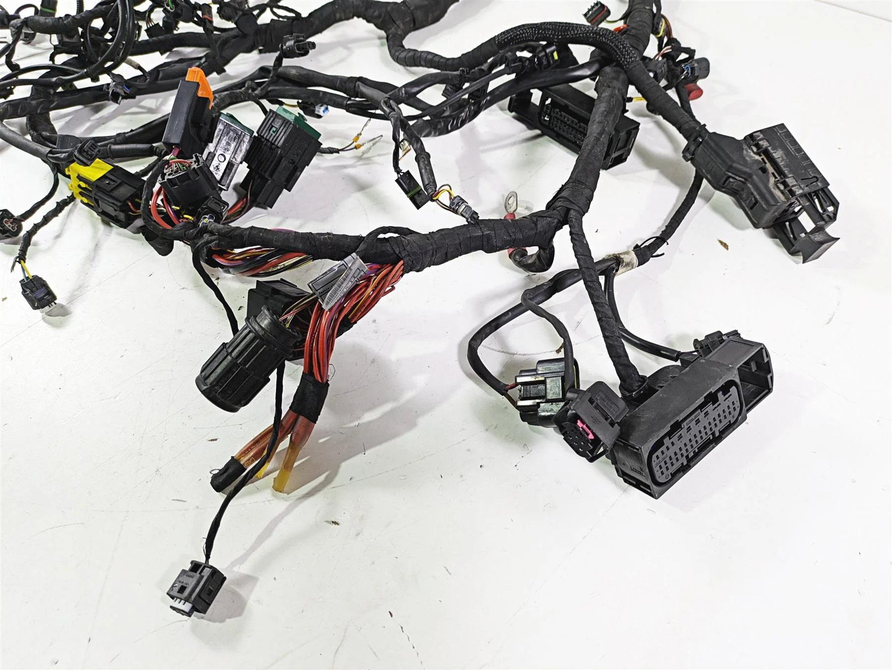 2016 BMW S1000RR K46 Main & Engine Wiring Harness Loom 12518556757 61118355084 - Image 9