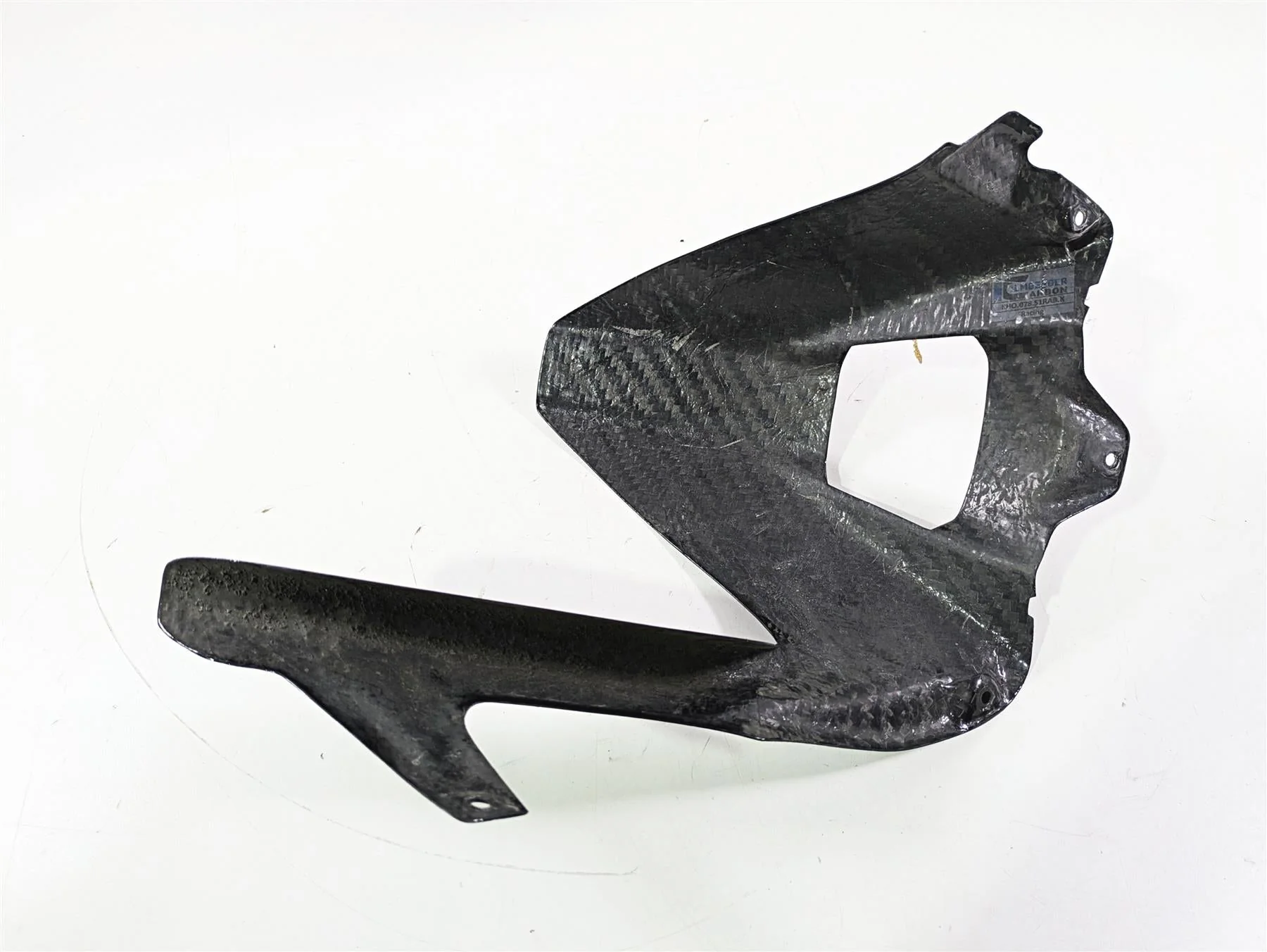 2016 BMW S1000RR K46 Rear Carbon Fiber Lower Fender Mud & Chain Guard