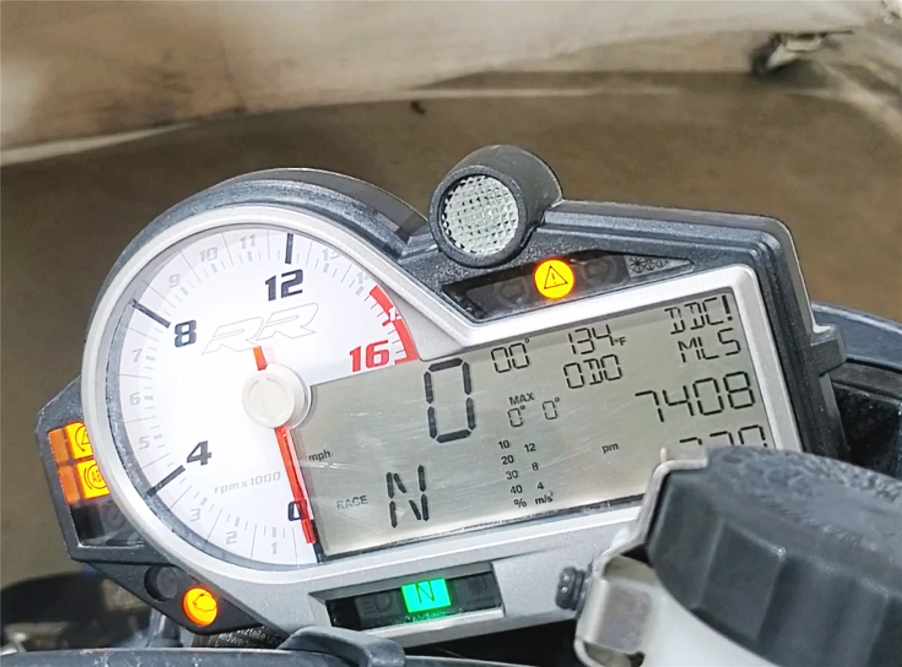 2016 BMW S1000RR K46 Speedometer Gauges Instrument Cluster 7K 62118535604 - Image 2