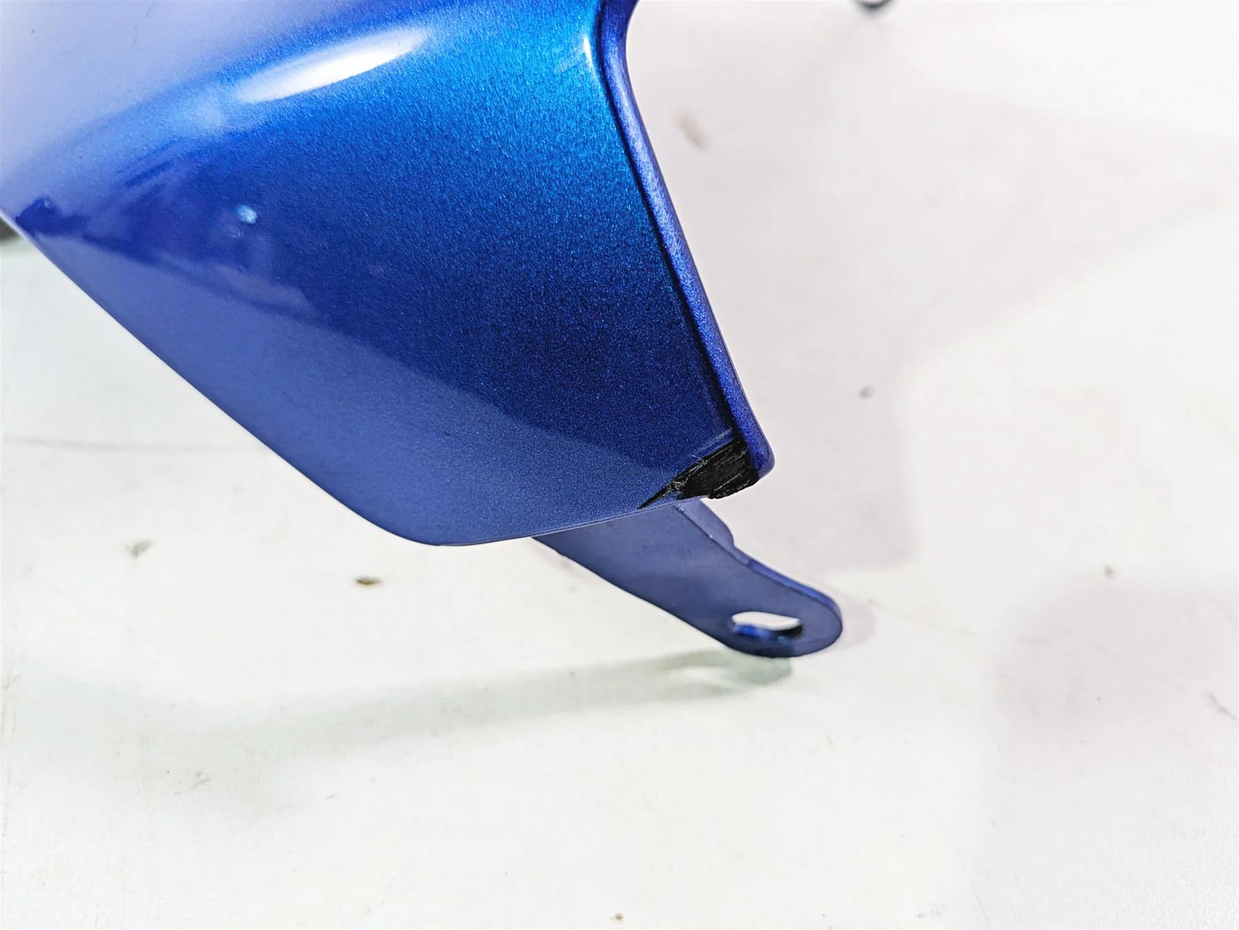 2016 BMW S1000RR K46 Upper Fuel Tank Cover Fairing Lupinblau 46638551120 - Image 7