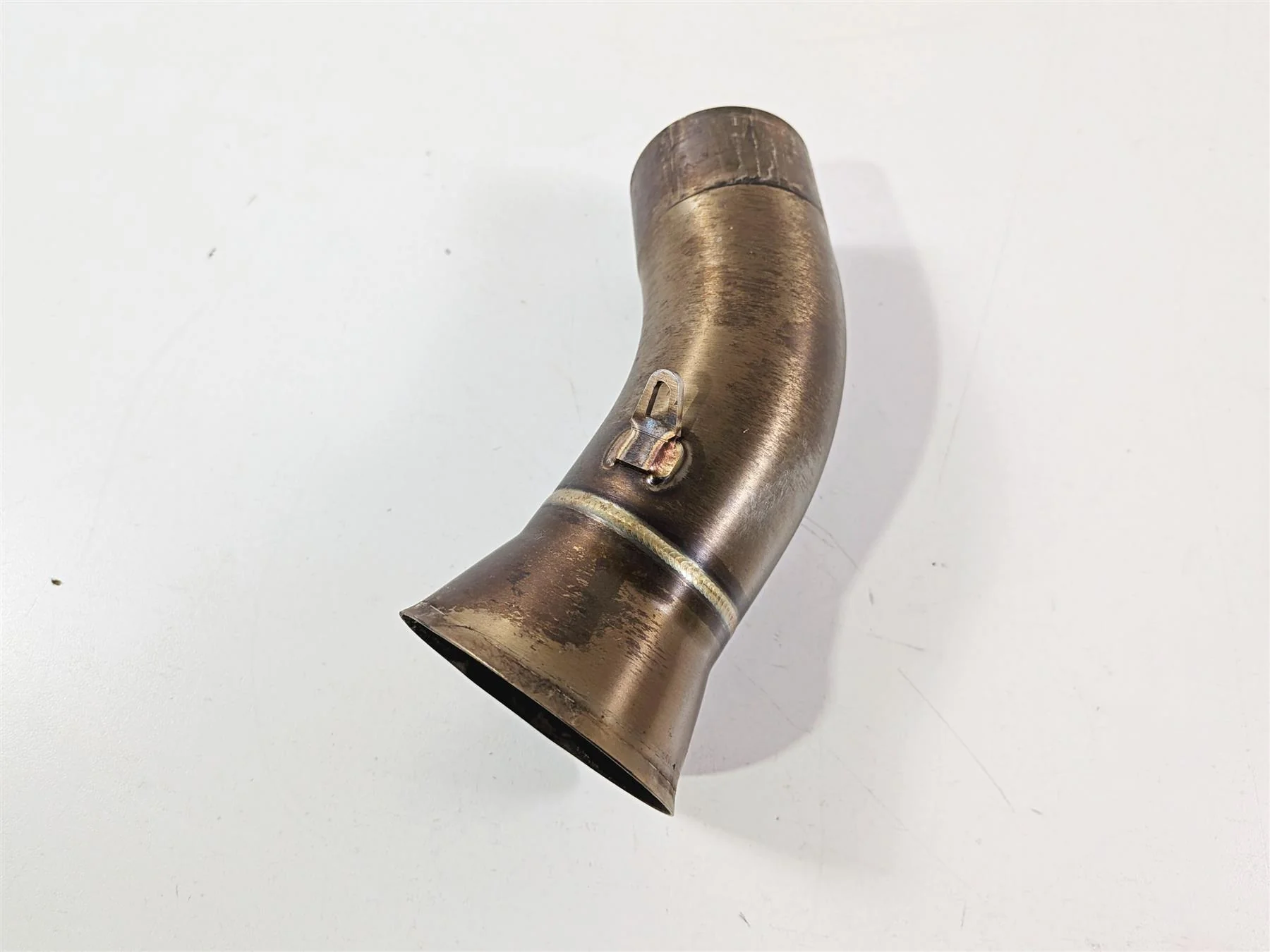 2016 Ducati Hypermotard 939 SP Aftermarket Exhaust Link Mid Connecting Pipe - Image 12