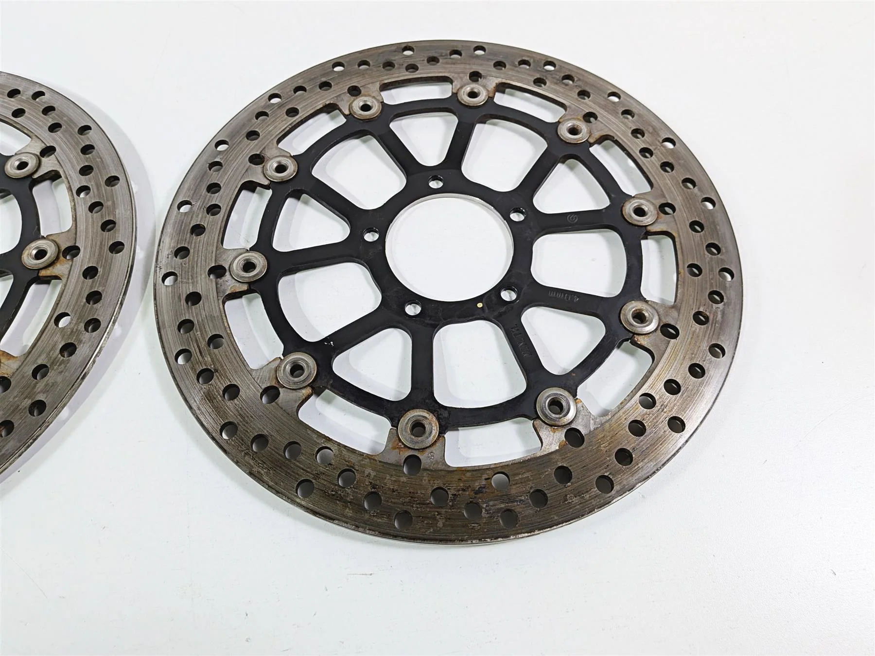 2016 Ducati Hypermotard 939 SP Front Brake Disc Rotor Set 4.3mm - Read 49241011A - Image 8