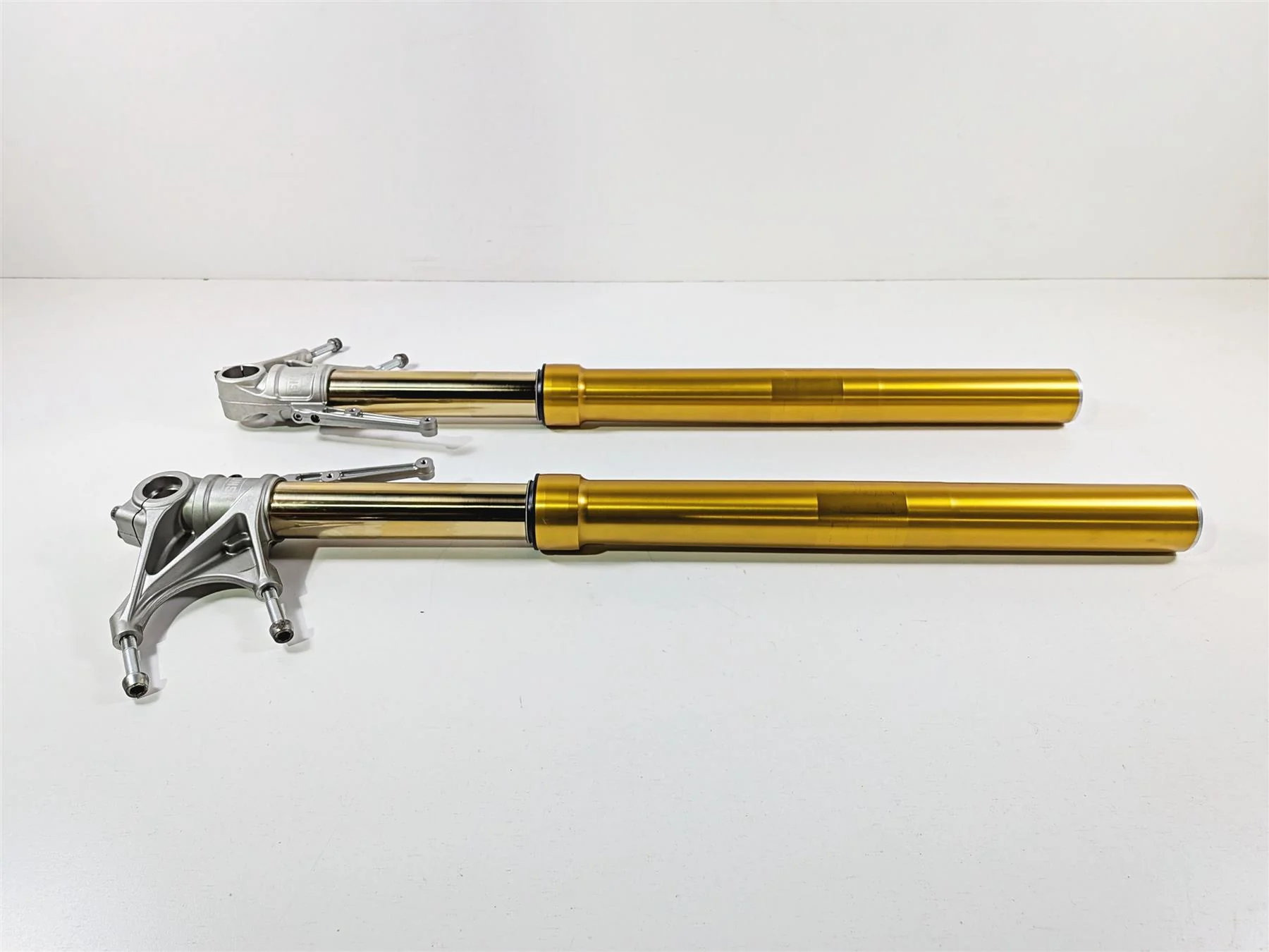 2016 Ducati Hypermotard 939 SP Straight Ohlins Front Fork Let Set 34520751A - Image 4