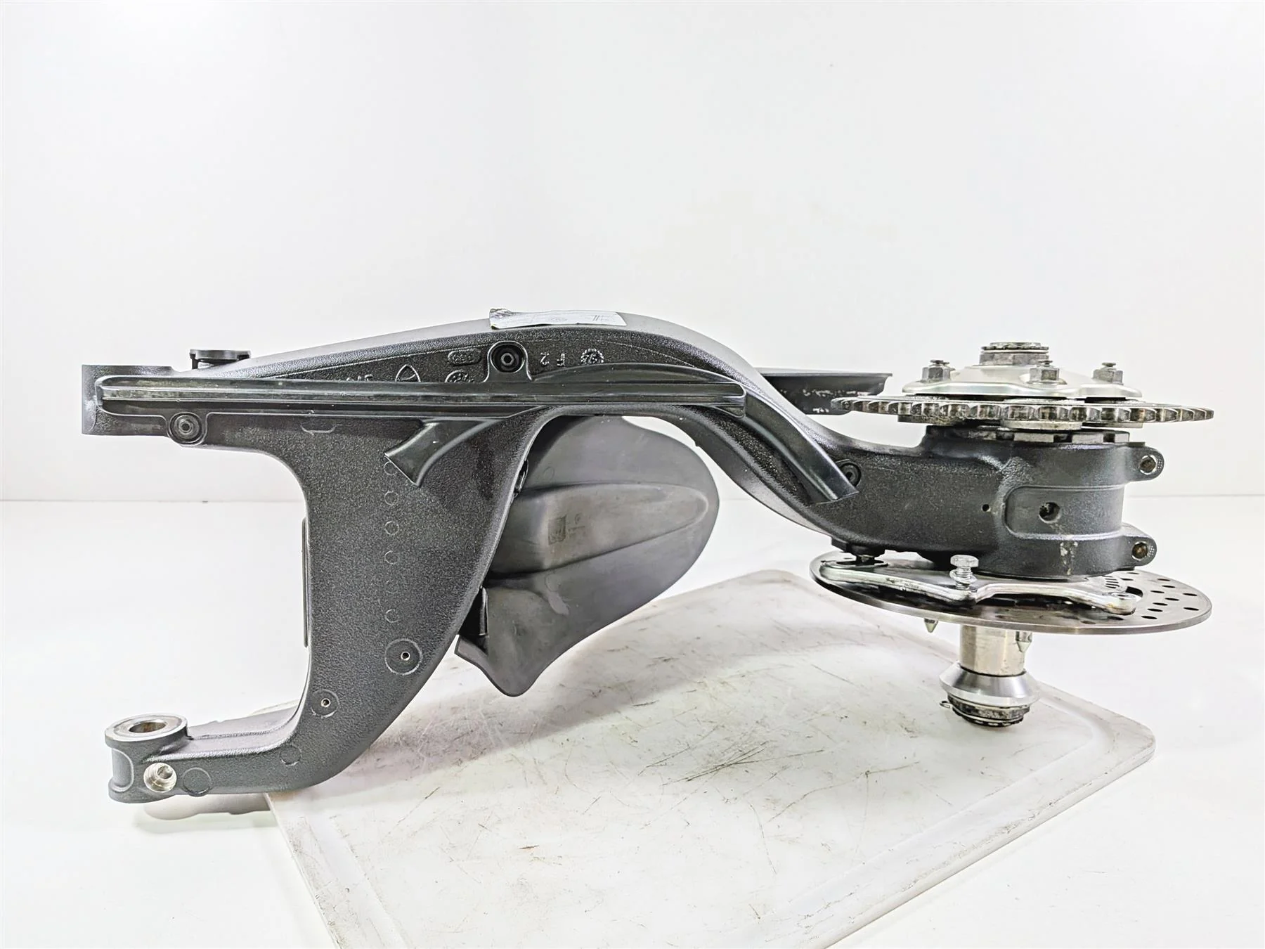 2016 Ducati Hypermotard 939 SP Straight Rear Swingarm & Axle 37010911B 81920382C - Image 6