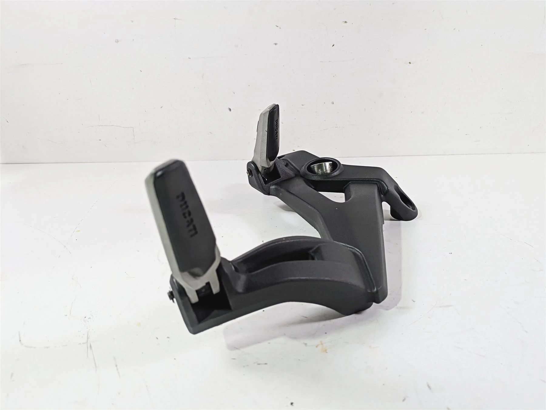 2016 Ducati Monster 1200 S Left Rider Passenger Footpeg Foot Peg Set 82412292AB - Image 5