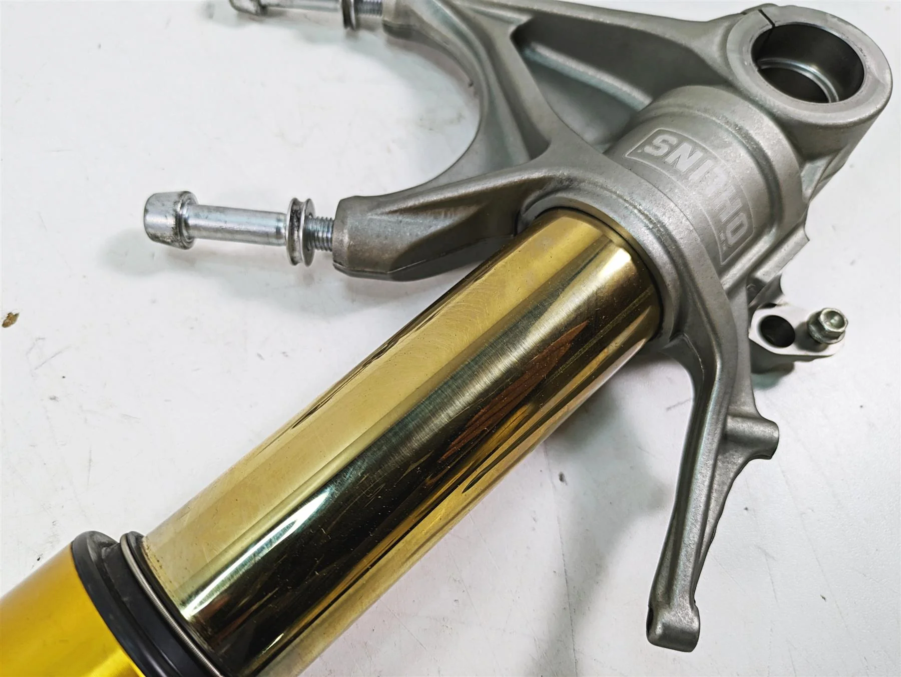 2016 Ducati Panigale 1299 S Left Straight Ohlins Front Fork Leg 34520711A - Image 10