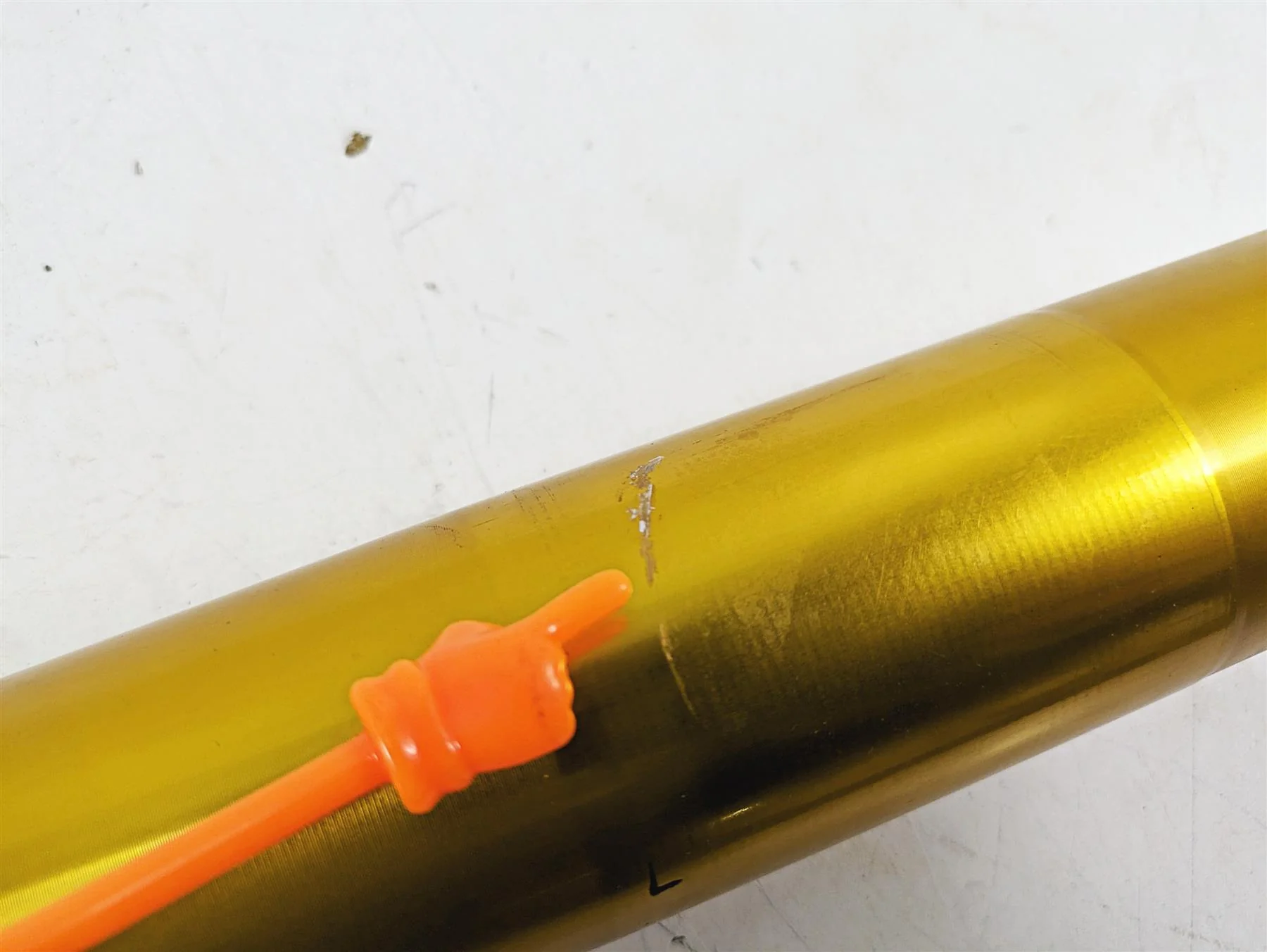 2016 Ducati Panigale 1299 S Left Straight Ohlins Front Fork Leg 34520711A - Image 3