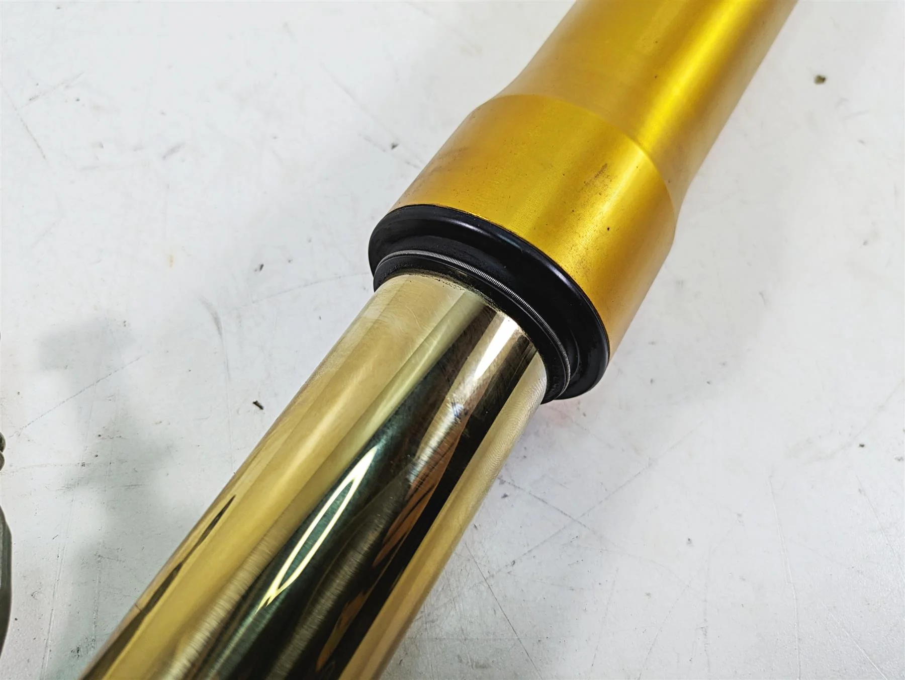 2016 Ducati Panigale 1299 S Left Straight Ohlins Front Fork Leg 34520711A - Image 6