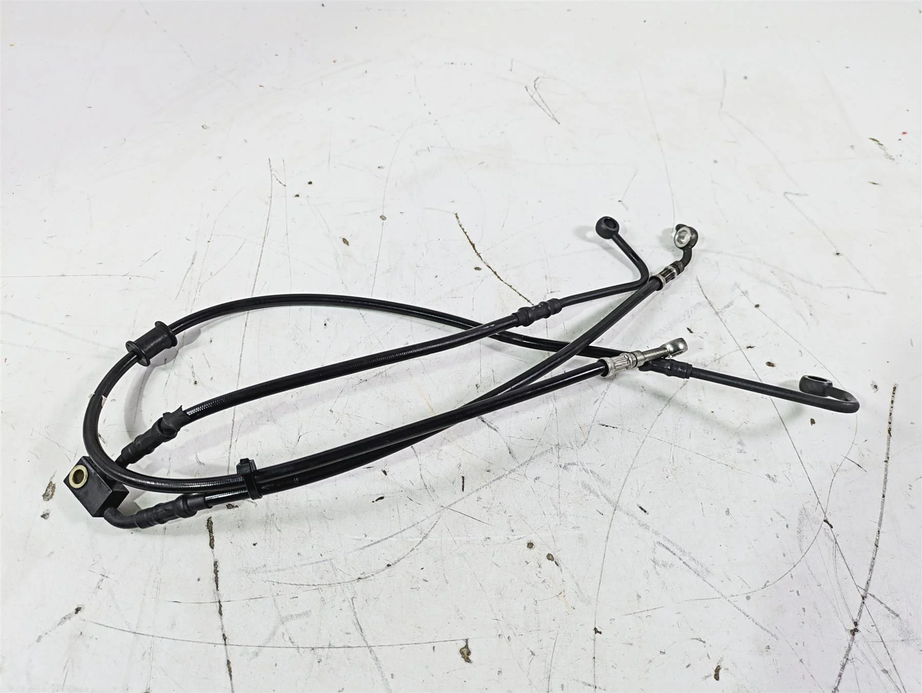 2016 Harley FLSTC Softail Heritage Abs Front Brake Line Hose Set 41800305