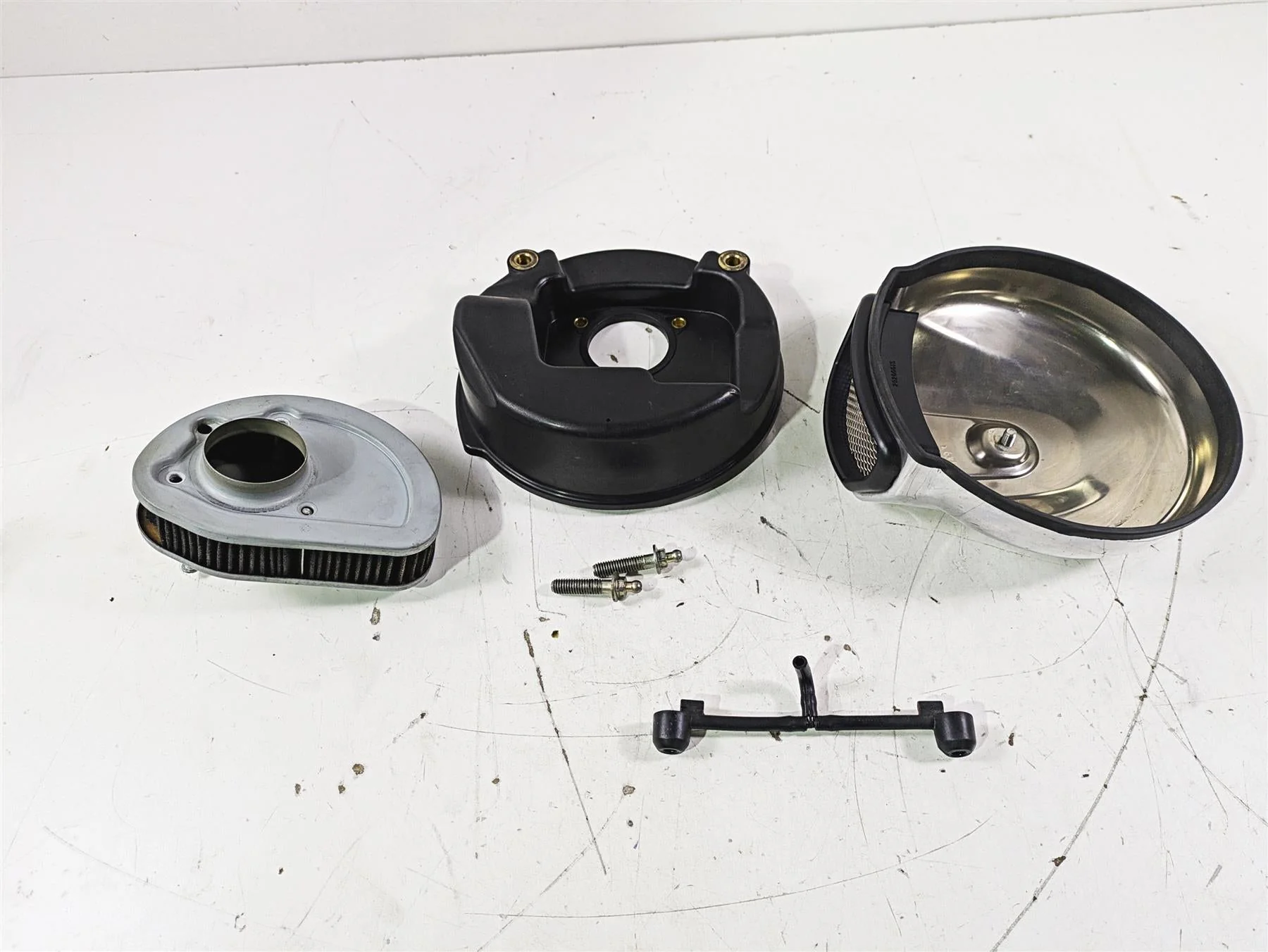 2016 Harley FLSTC Softail Heritage Air Cleaner Breather 103 High Output 29000033 - Image 8
