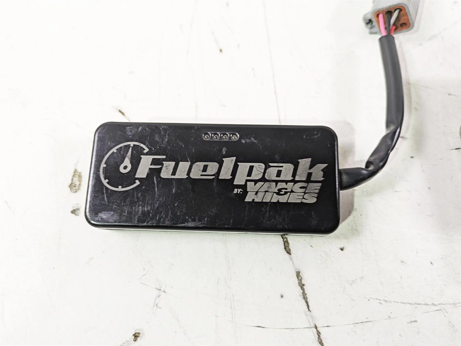 2016 Harley FLSTC Softail Heritage Cdi Ecu Ecm Engine Control Module With FP3 Vance & Hines Fuel Pack Unit 41000057 - Image 6