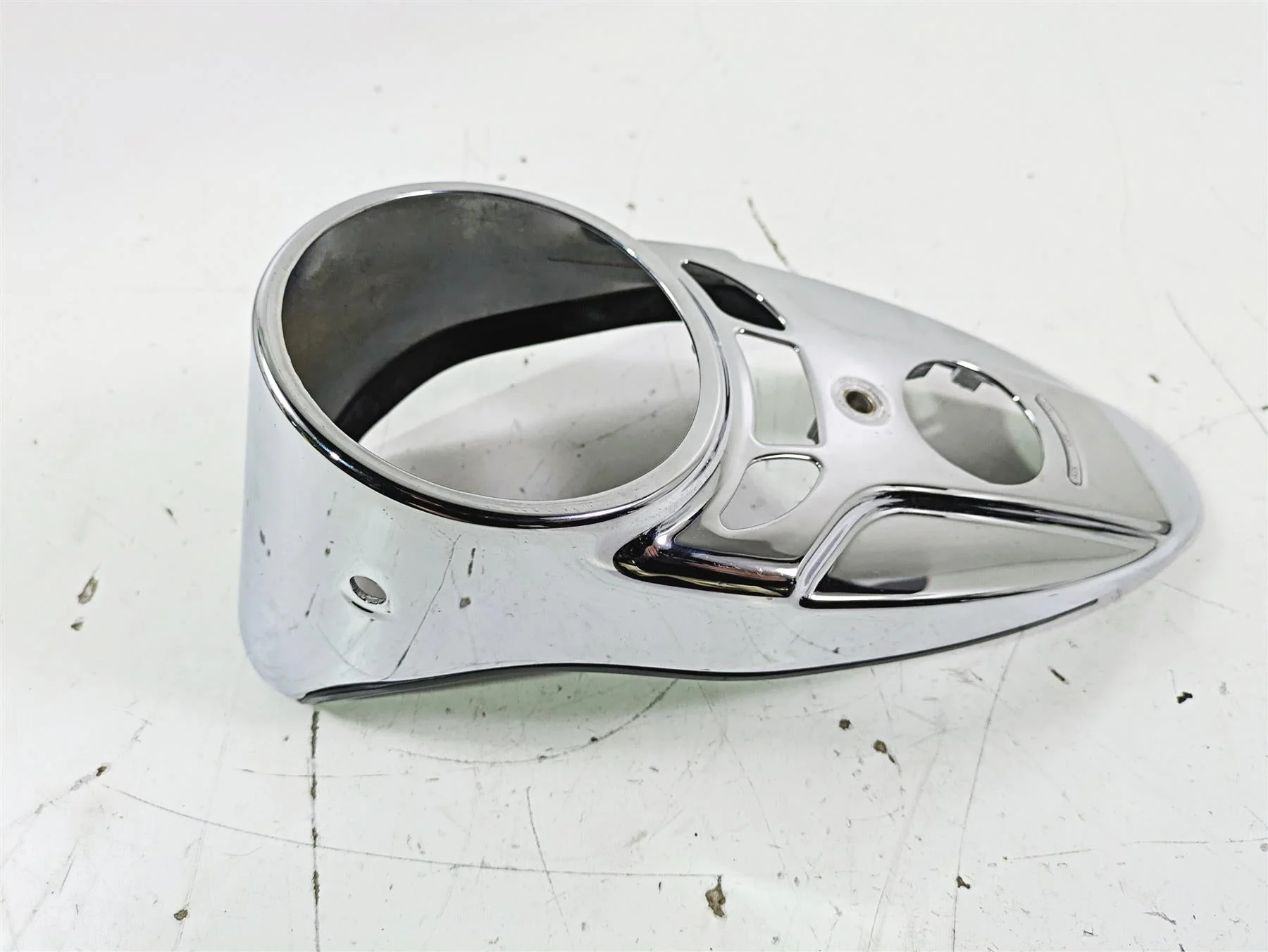 2016 Harley FLSTC Softail Heritage Chrome Tank Dash Console Cover 71952-08 - Image 3