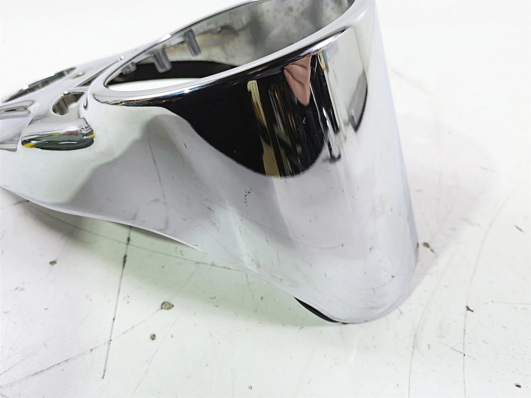 2016 Harley FLSTC Softail Heritage Chrome Tank Dash Console Cover 71952-08 - Image 8