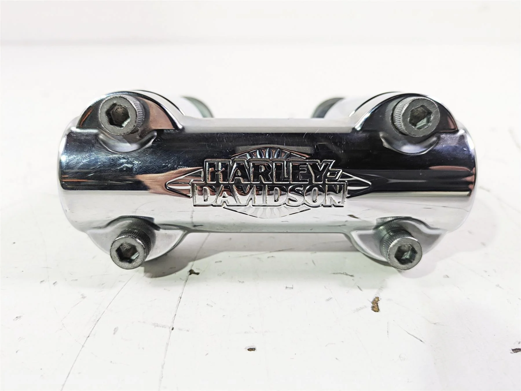 2016 Harley FLSTC Softail Heritage Handlebar Chrome Riser Set 55984-07 - Image 6