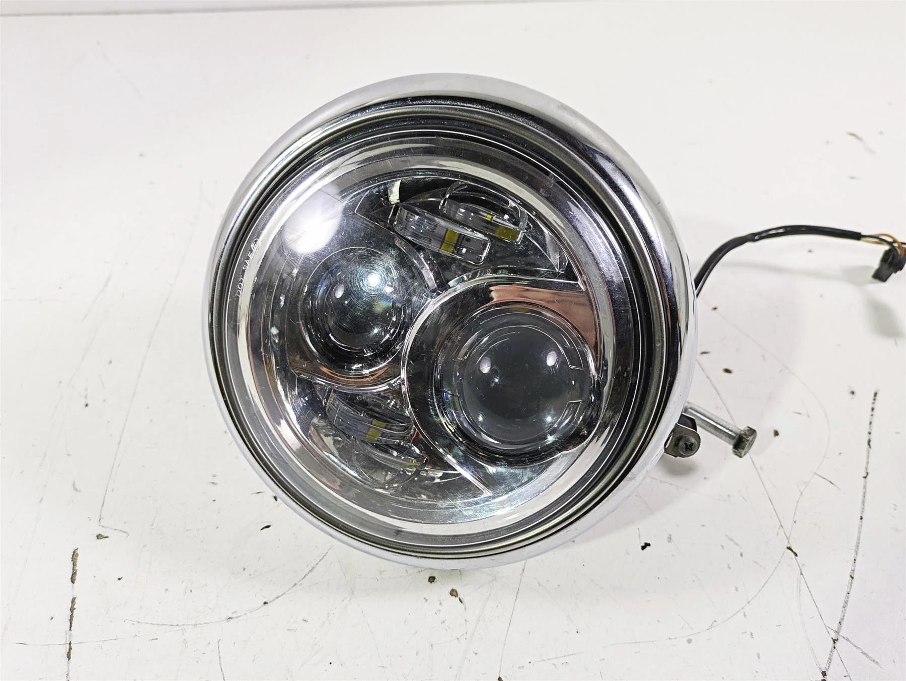 2016 Harley FLSTC Softail Heritage Headlight Head Lamp & Led Light 69748-05B