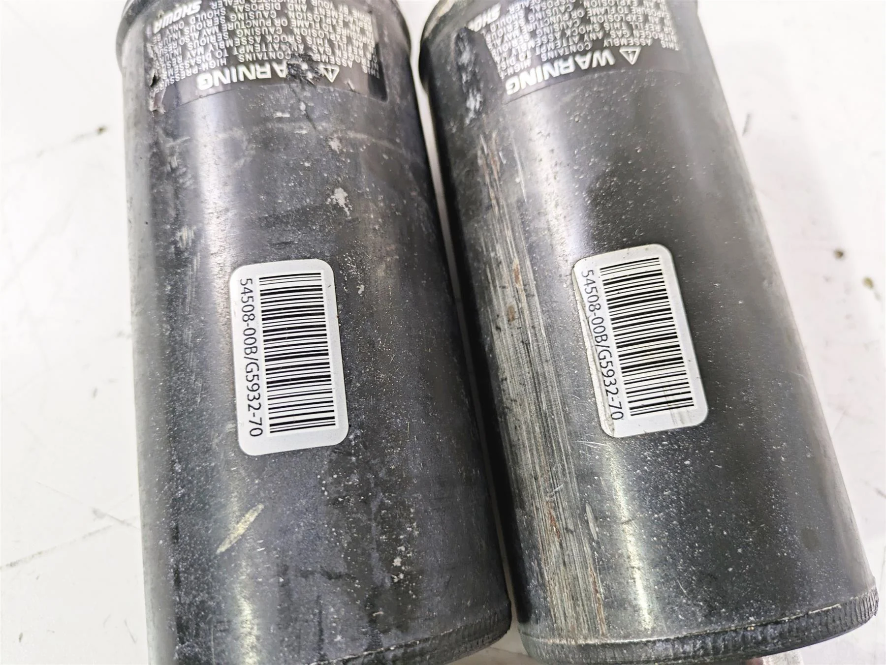 2016 Harley FLSTC Softail Heritage Showa Rear Suspension Shock Set 54508-00B - Image 7