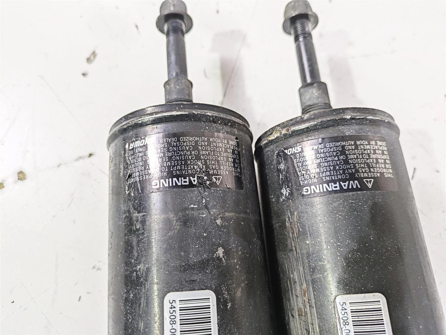 2016 Harley FLSTC Softail Heritage Showa Rear Suspension Shock Set 54508-00B - Image 8